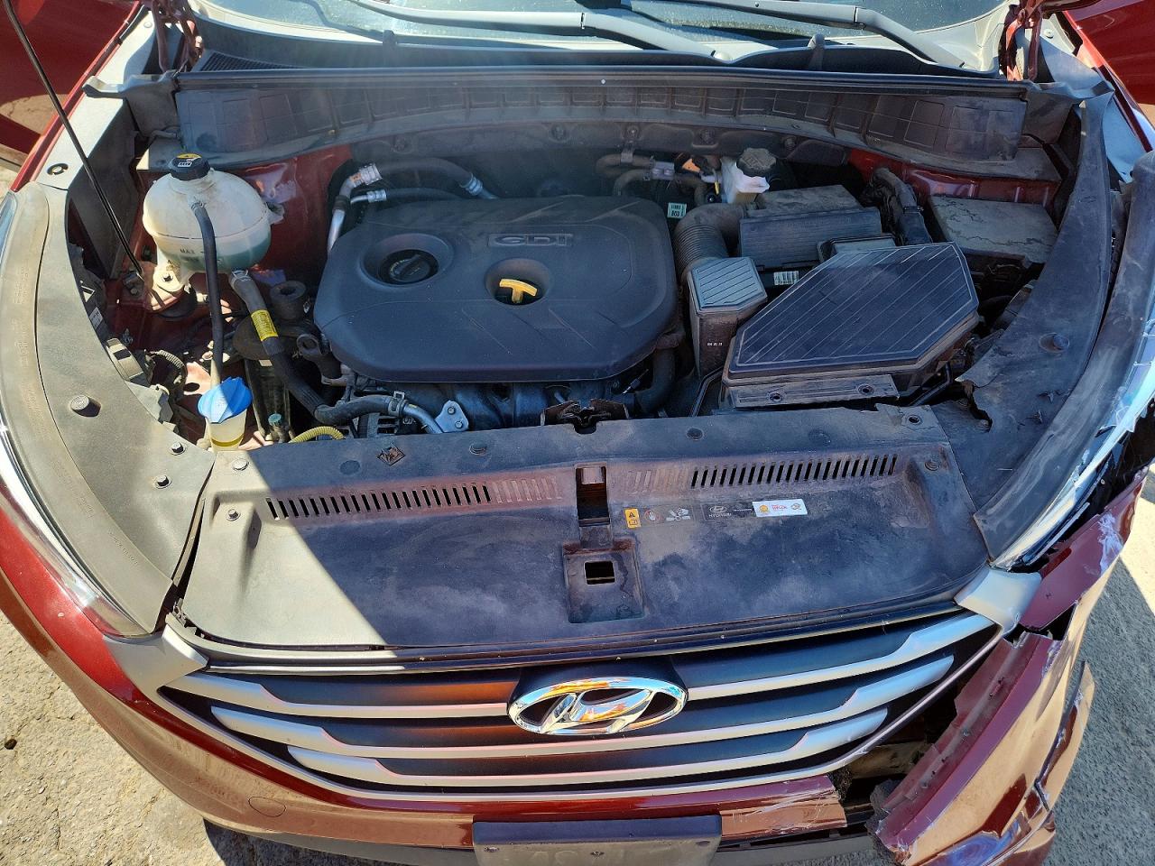 2018 Hyundai Tucson Sel Maroon vin: KM8J3CA47JU784066