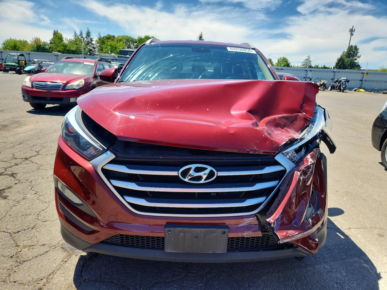 2018 Hyundai Tucson Sel Maroon vin: KM8J3CA47JU784066