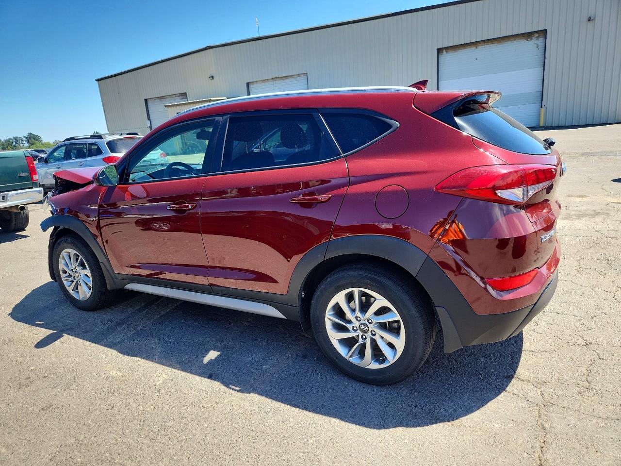 2018 Hyundai Tucson Sel Maroon vin: KM8J3CA47JU784066
