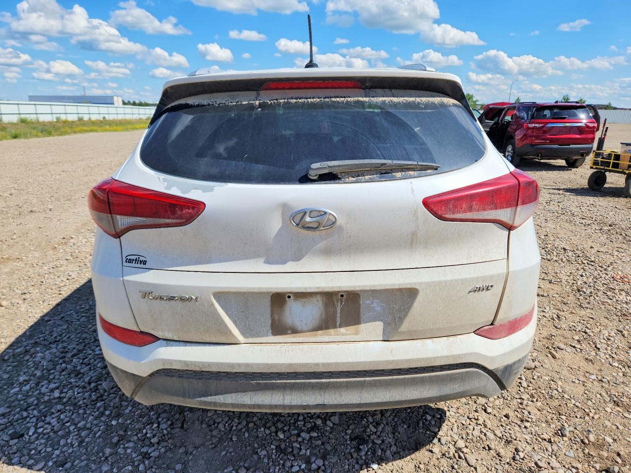 2016 Hyundai Tucson Se White vin: KM8J3CA48GU065482