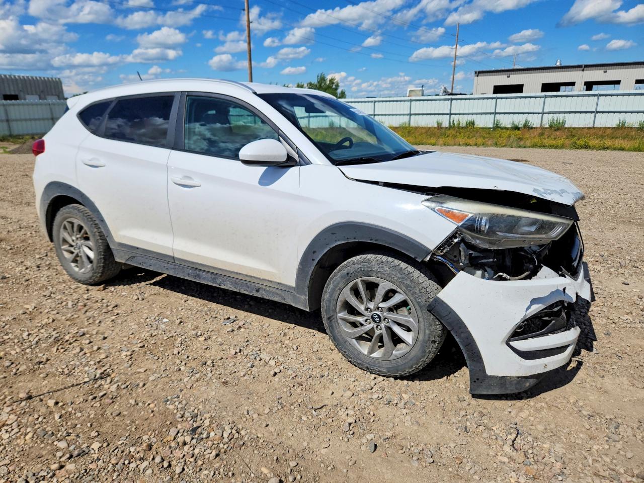 2016 Hyundai Tucson Se White vin: KM8J3CA48GU065482