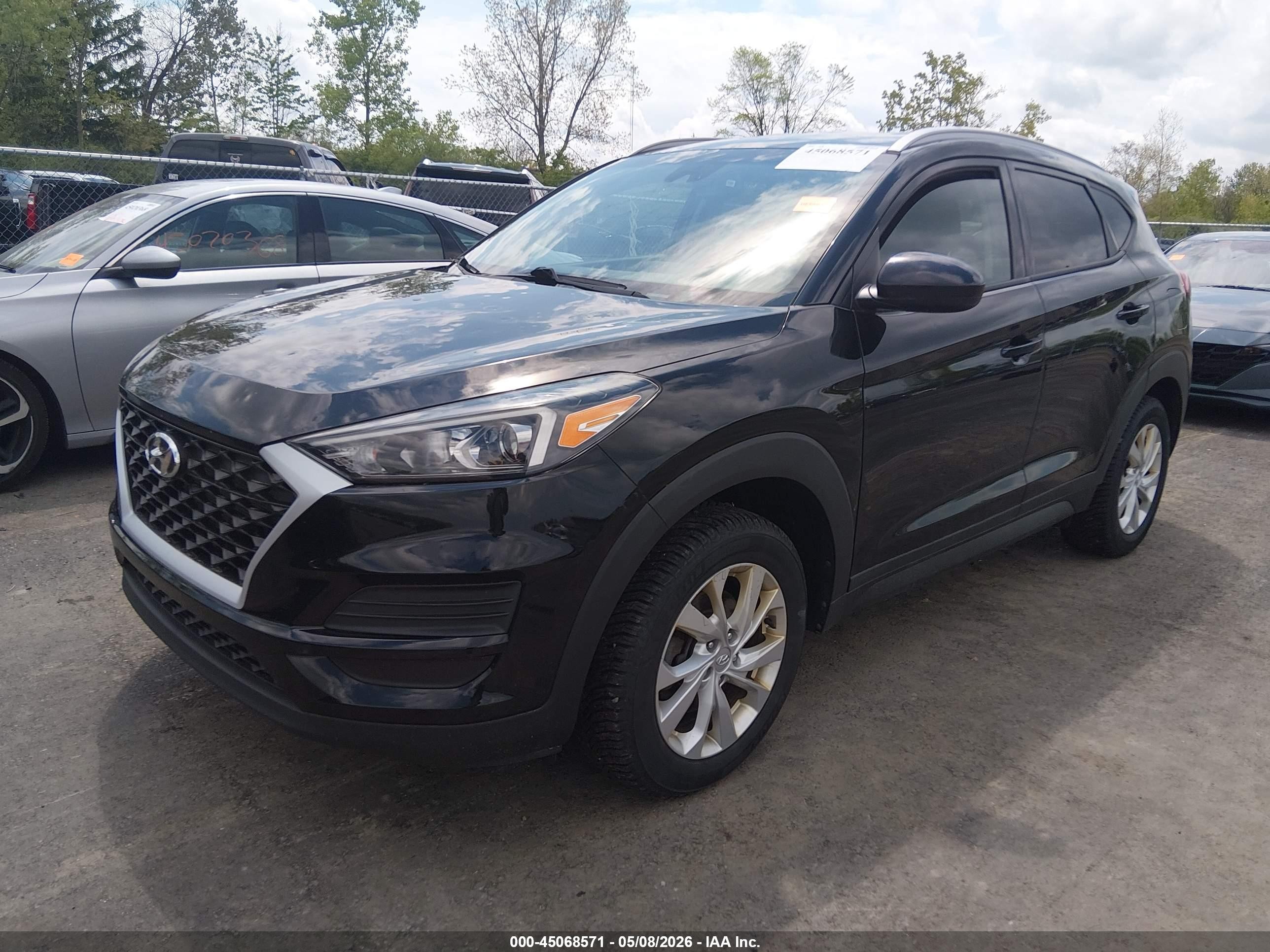 2020 Hyundai Tucson Value Black vin: KM8J3CA48LU168704