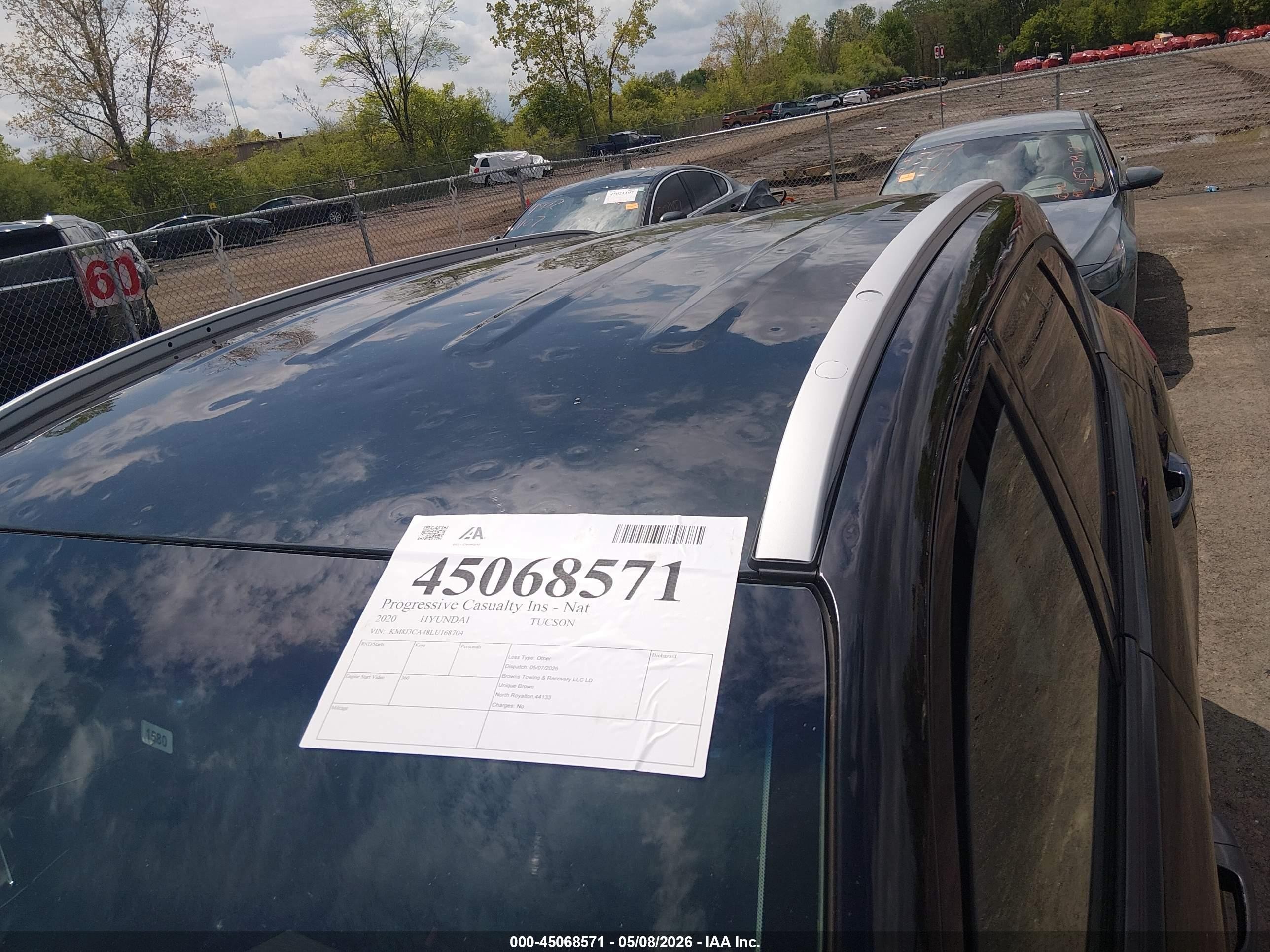 2020 Hyundai Tucson Value Black vin: KM8J3CA48LU168704