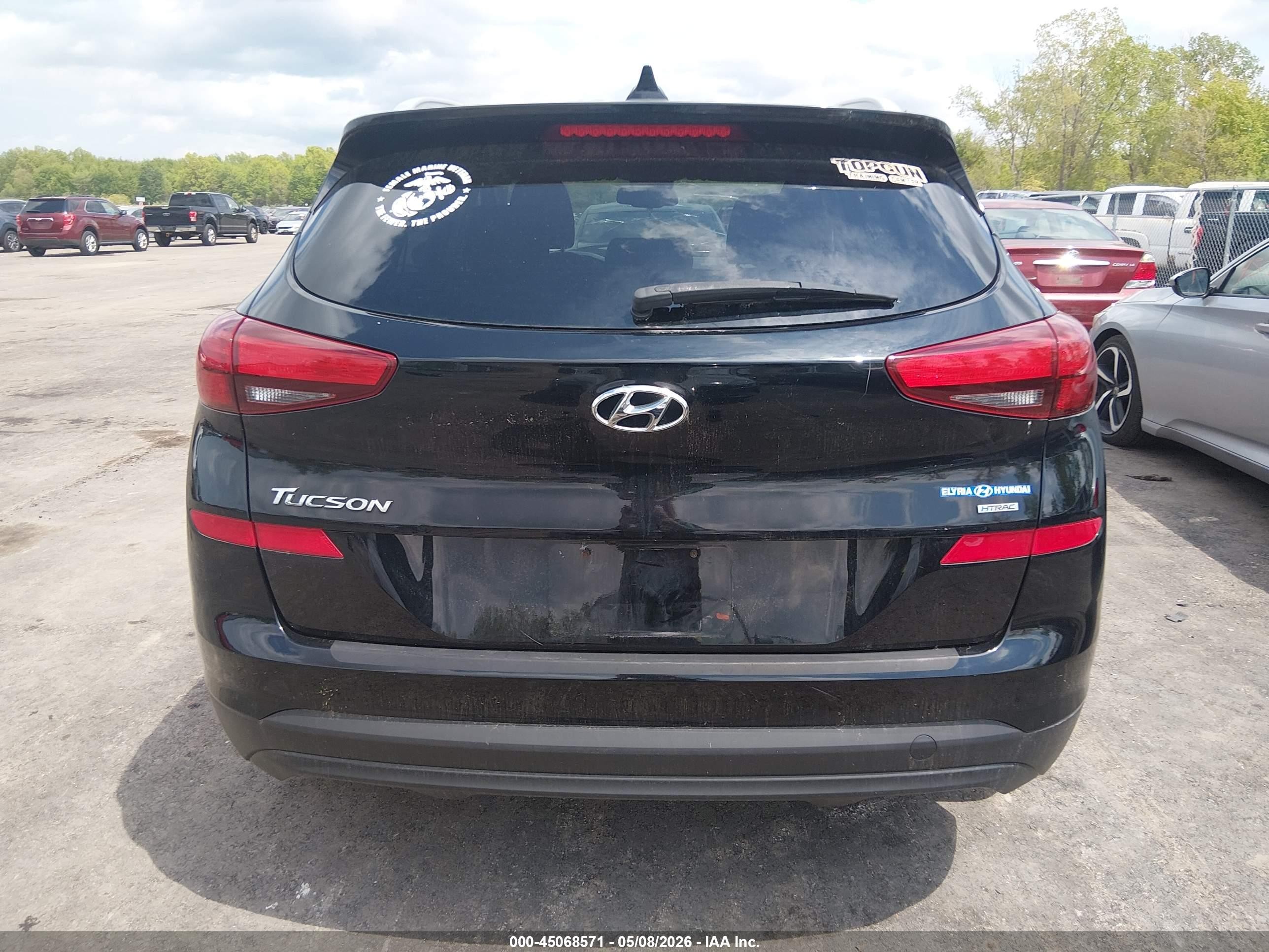 2020 Hyundai Tucson Value Black vin: KM8J3CA48LU168704