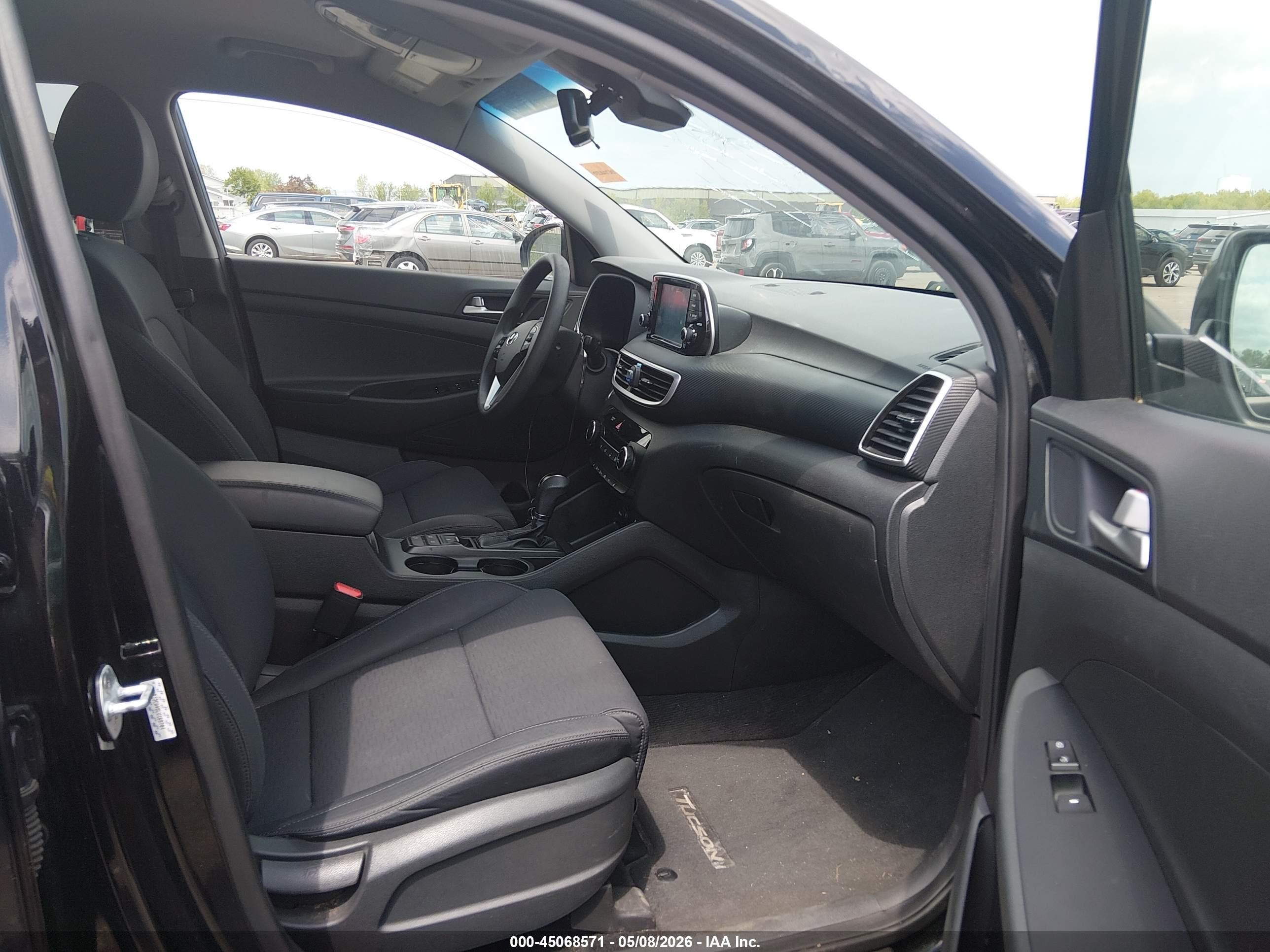 2020 Hyundai Tucson Value Black vin: KM8J3CA48LU168704