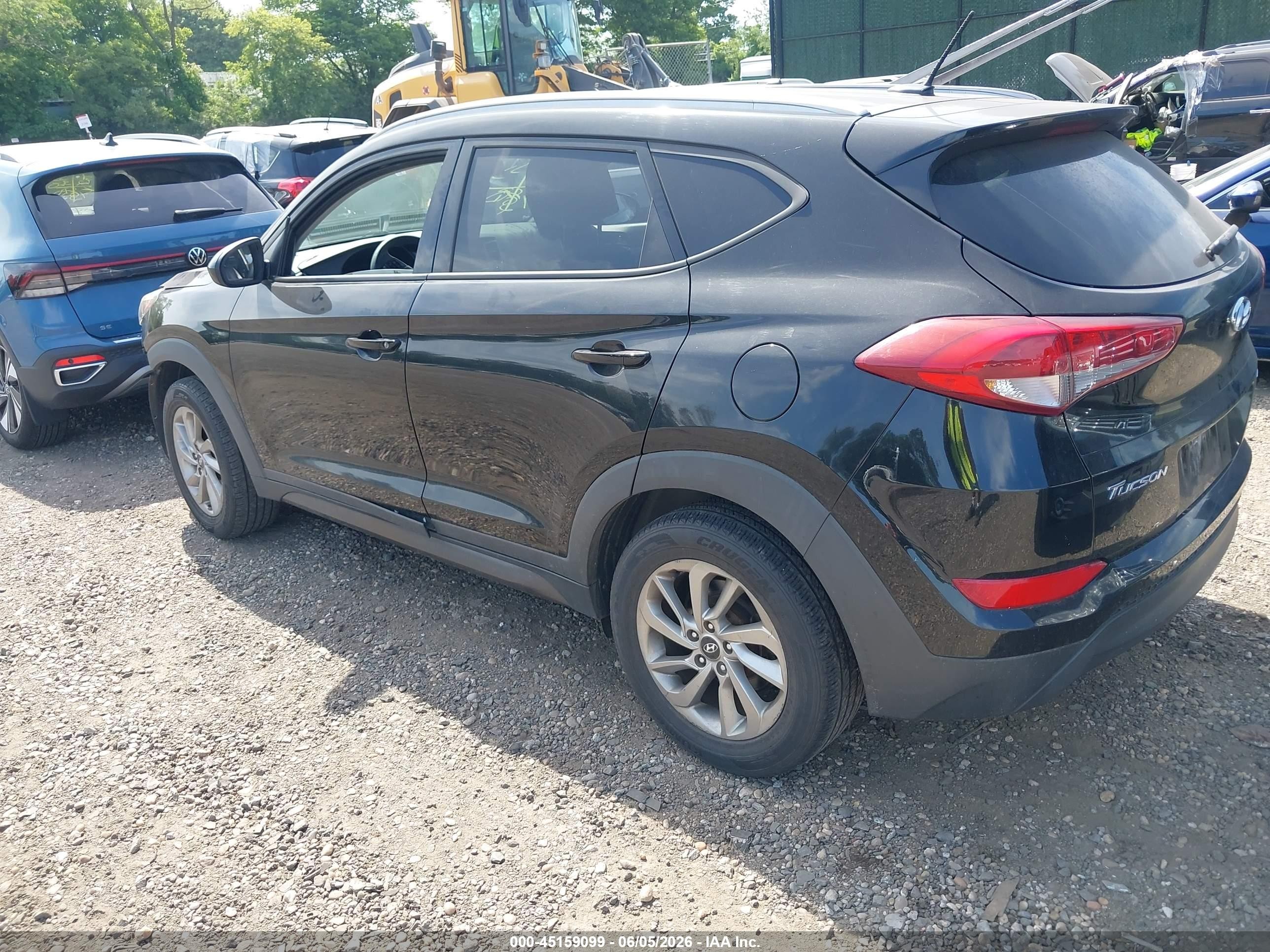 2016 Hyundai Tucson Se Черный vin: KM8J3CA49GU127519