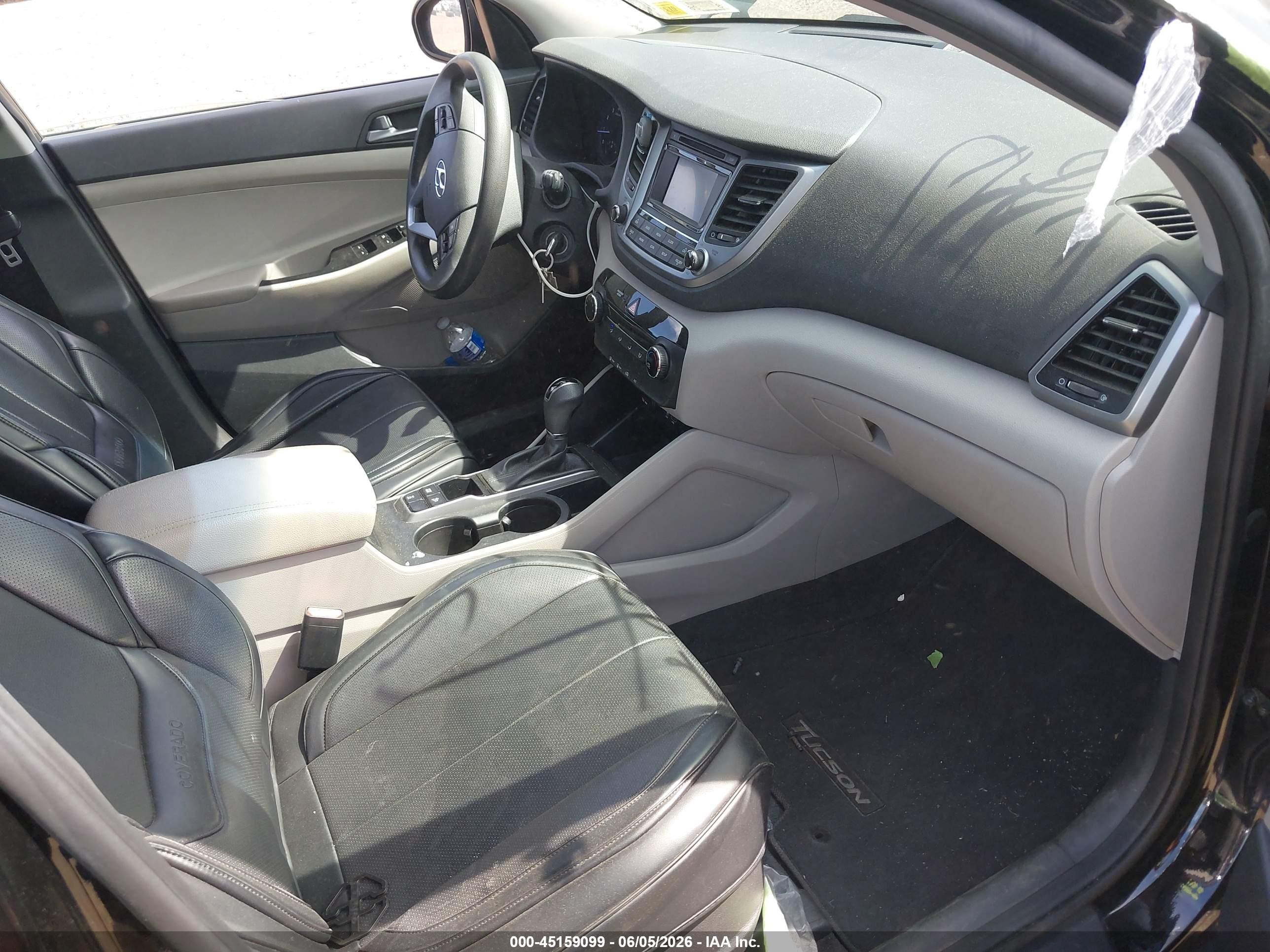 2016 Hyundai Tucson Se Черный vin: KM8J3CA49GU127519