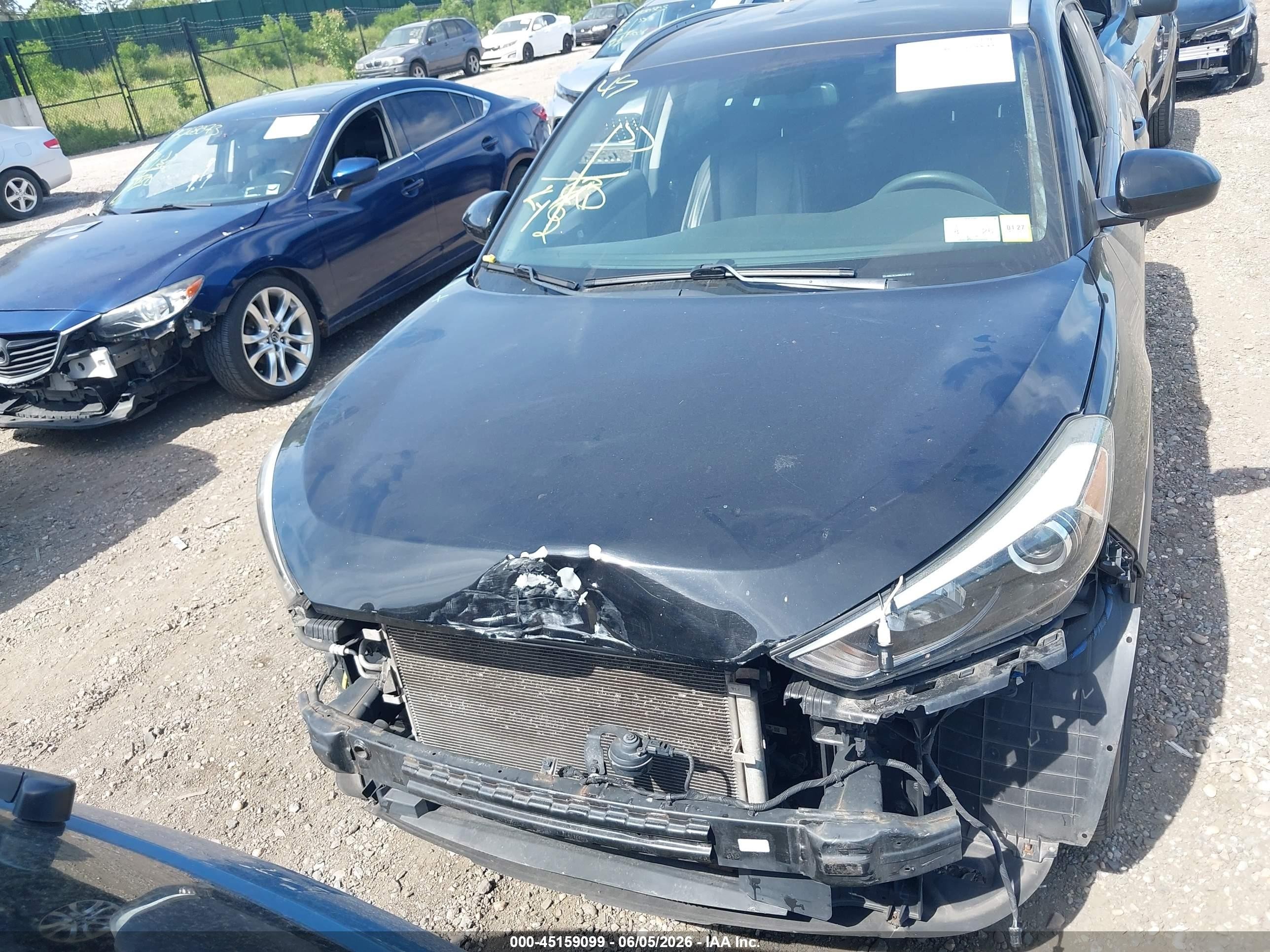 2016 Hyundai Tucson Se Черный vin: KM8J3CA49GU127519