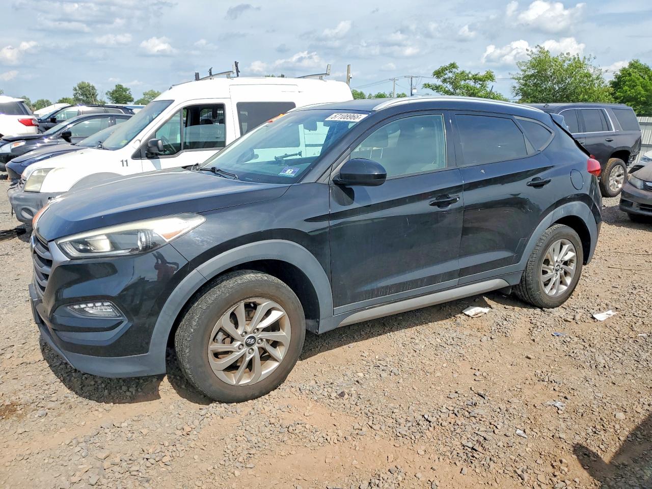 2017 Hyundai Tucson Se Black vin: KM8J3CA49HU322666