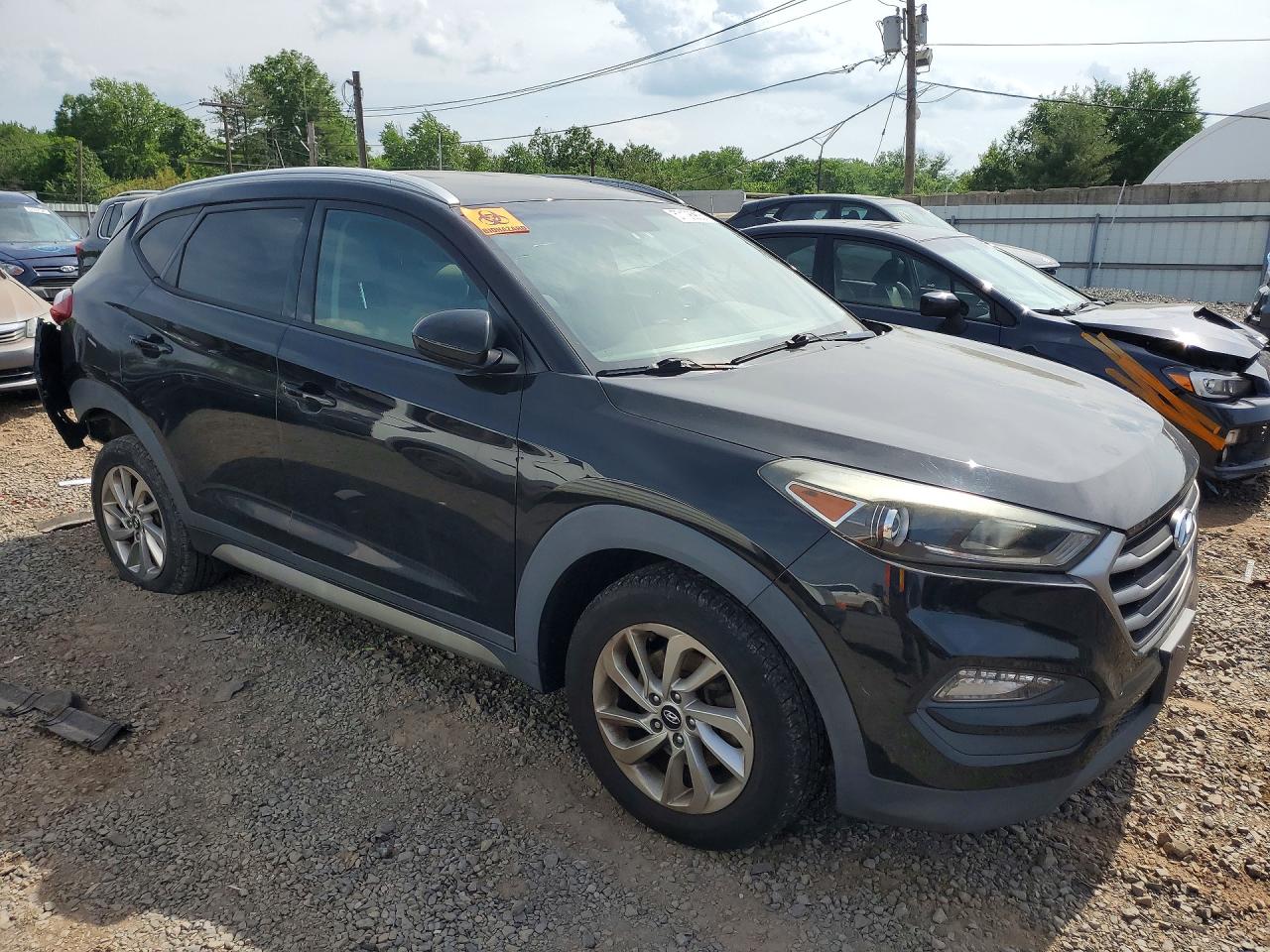 2017 Hyundai Tucson Se Black vin: KM8J3CA49HU322666