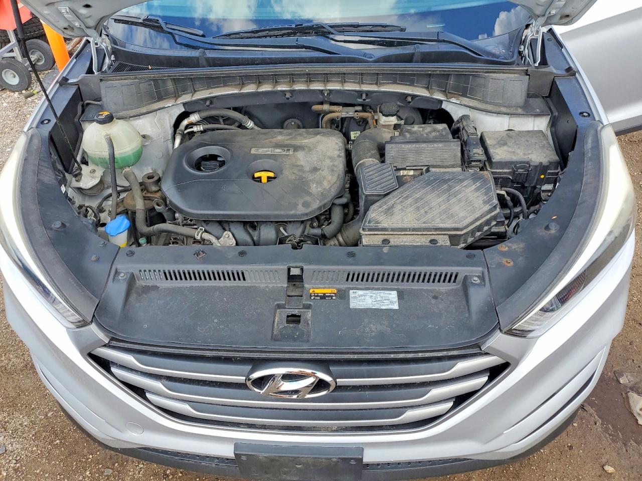 2017 Hyundai Tucson Se Silver vin: KM8J3CA4XHU388417