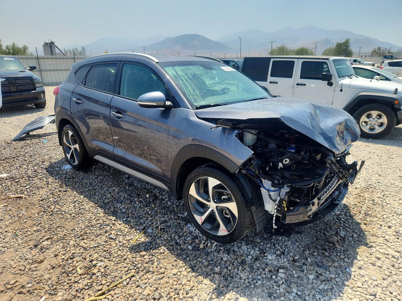 2018 Hyundai Tucson Sport Gray vin: KM8J3CAL0JU733581