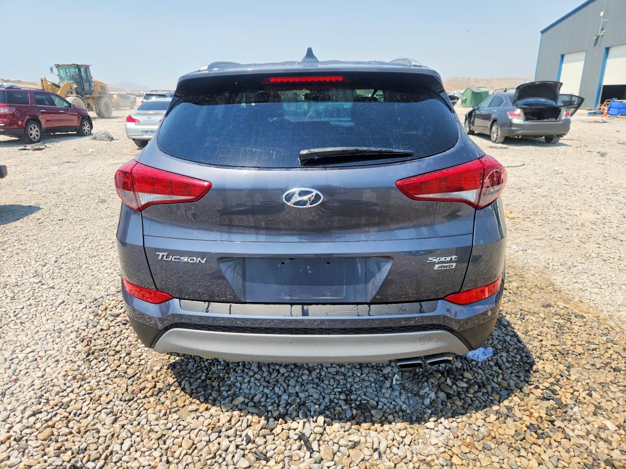 2018 Hyundai Tucson Sport Gray vin: KM8J3CAL0JU733581