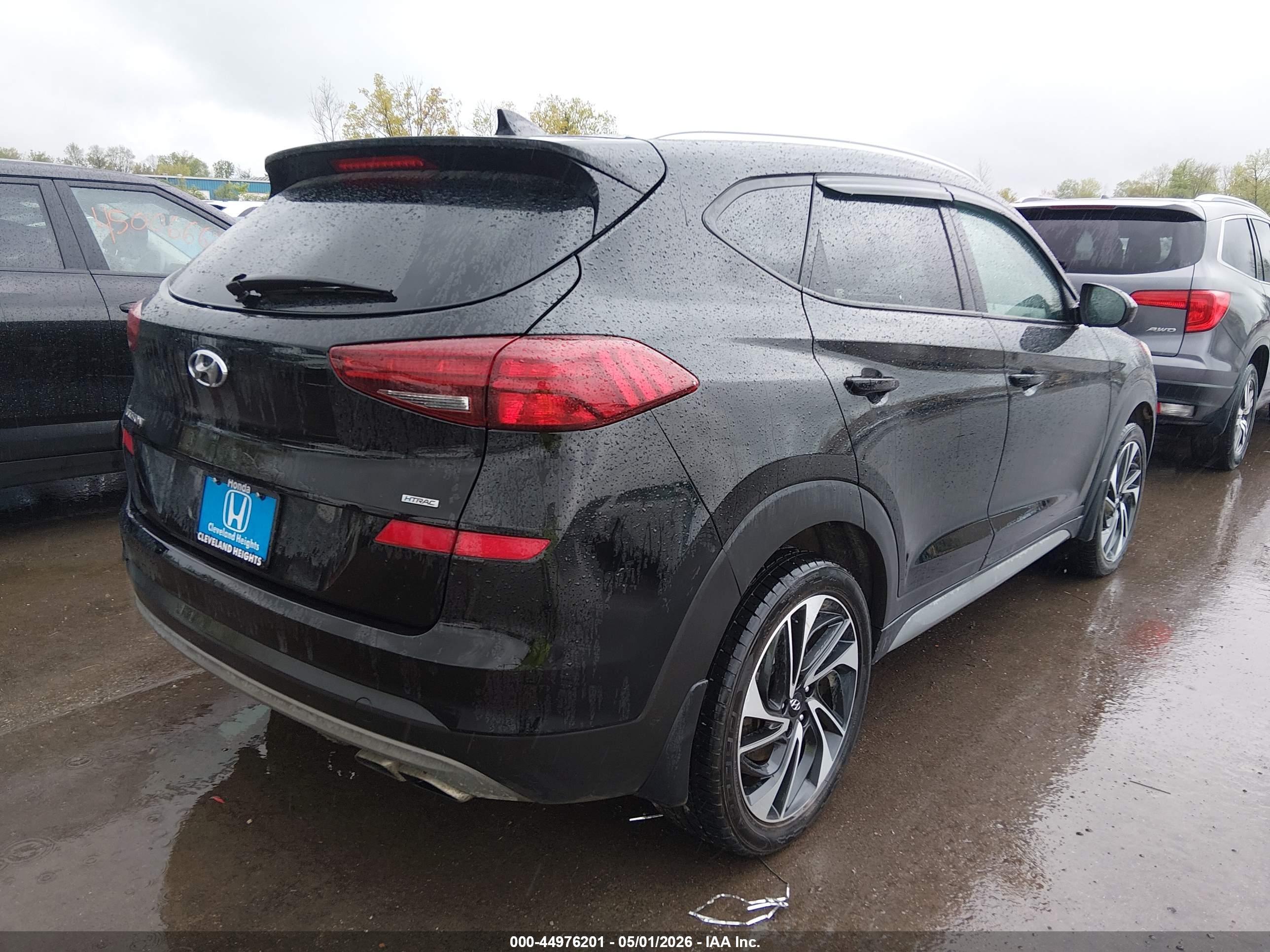 2019 Hyundai Tucson Sport Black vin: KM8J3CAL1KU839328