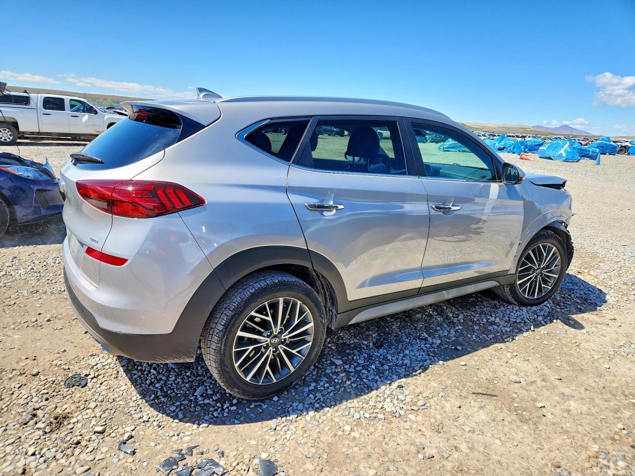2020 Hyundai Tucson Limited Silver vin: KM8J3CAL1LU139858