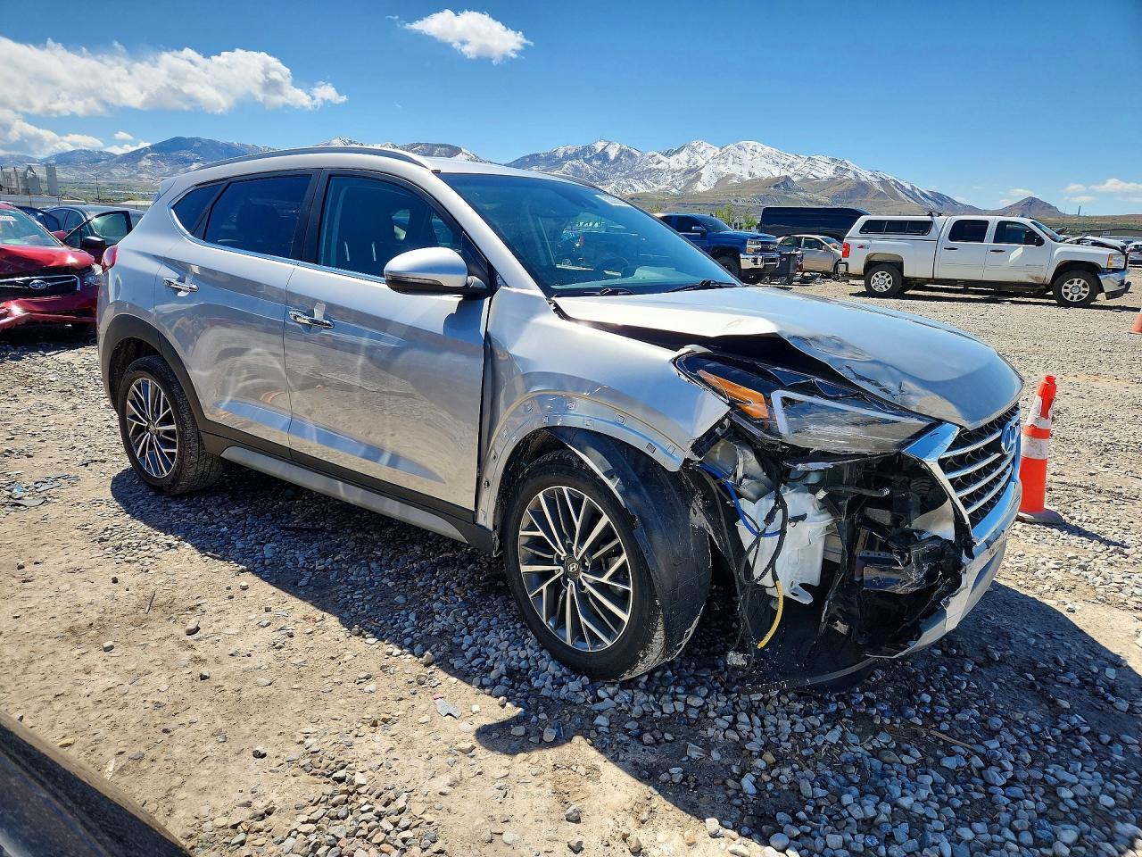 2020 Hyundai Tucson Limited Silver vin: KM8J3CAL1LU139858