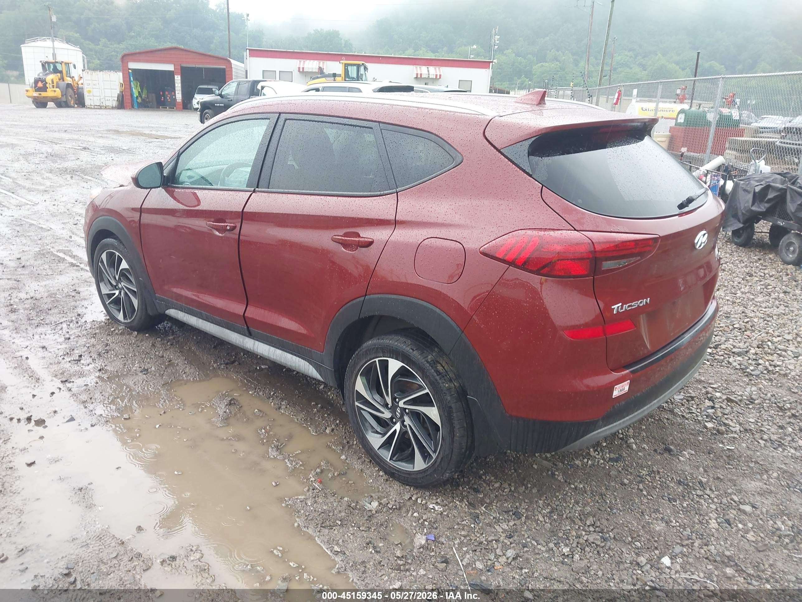 2020 Hyundai Tucson Sport Бордовый vin: KM8J3CAL1LU158328
