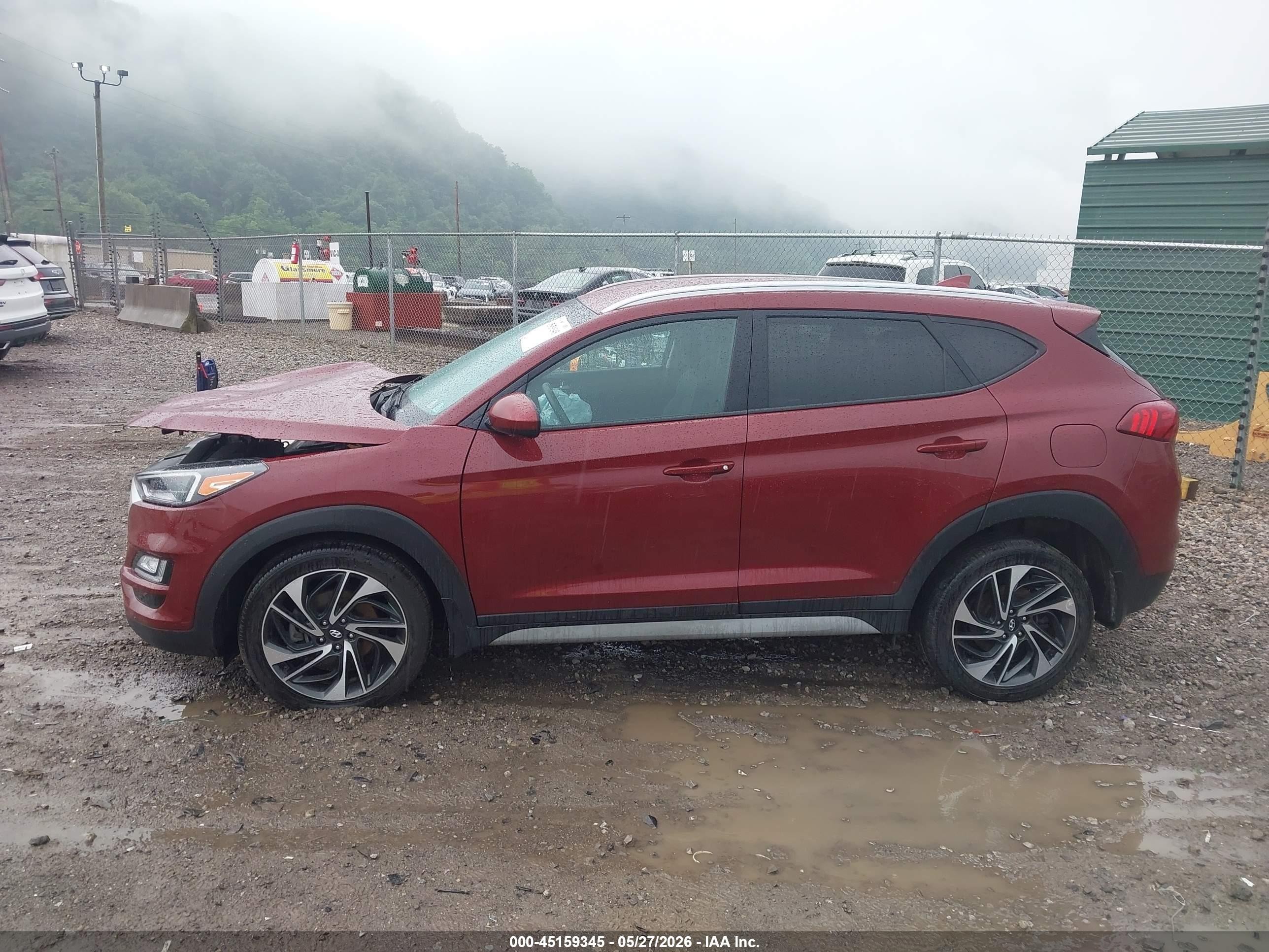 2020 Hyundai Tucson Sport Бордовый vin: KM8J3CAL1LU158328