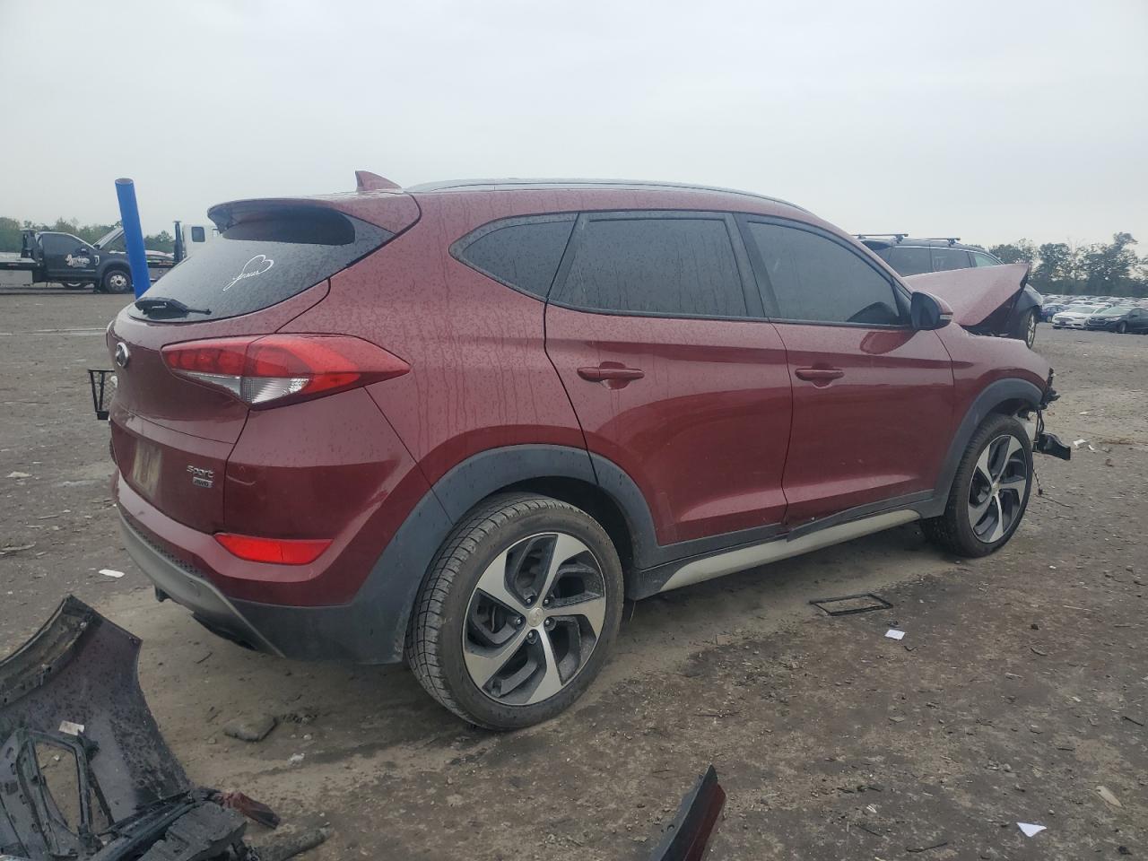 2018 Hyundai Tucson Sport Red vin: KM8J3CAL2JU796665