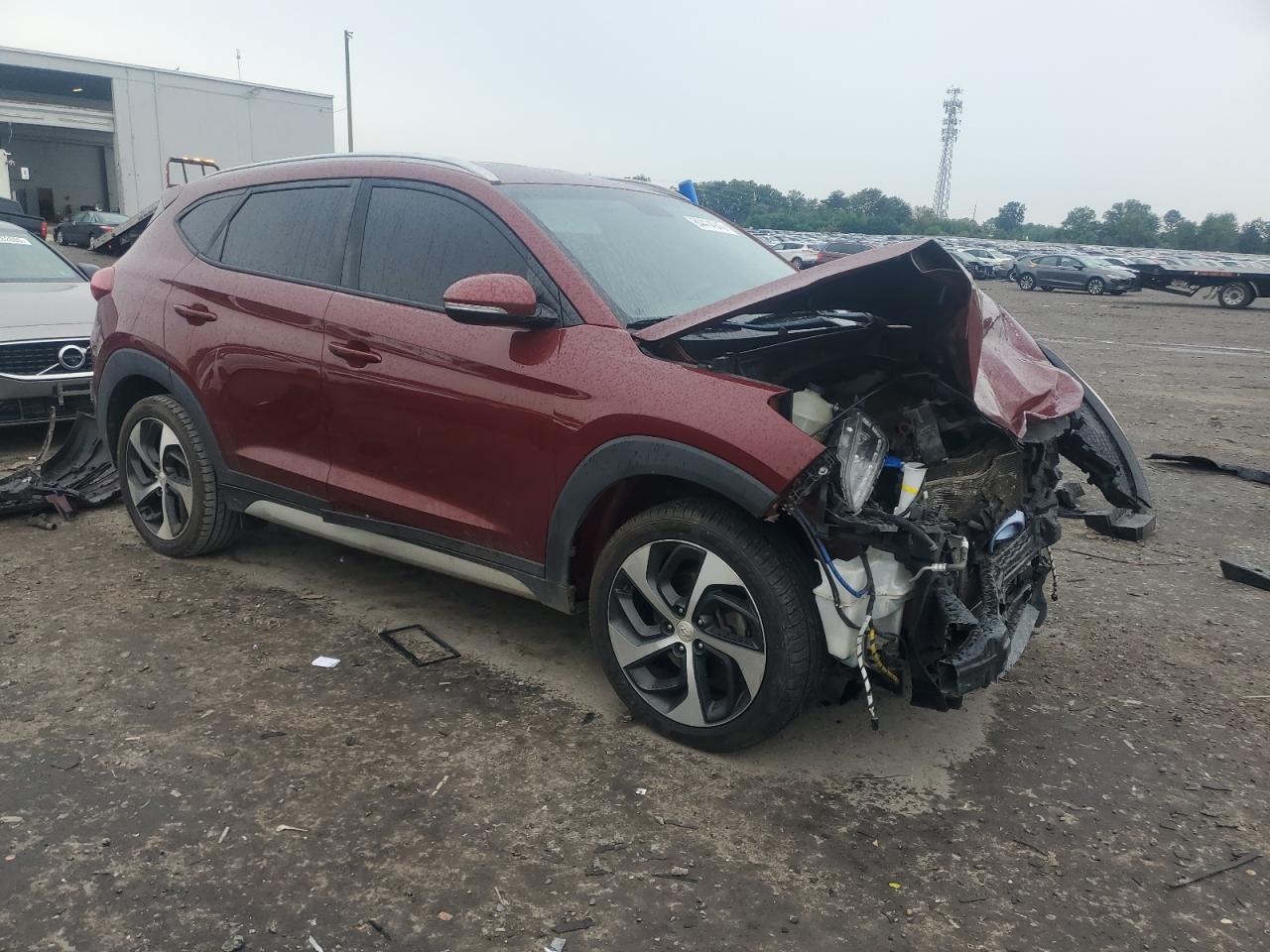 2018 Hyundai Tucson Sport Red vin: KM8J3CAL2JU796665