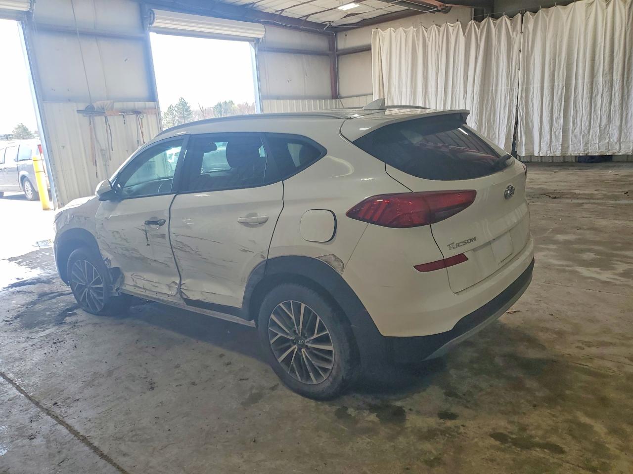 2020 Hyundai Tucson Sel White vin: KM8J3CAL3LU203379