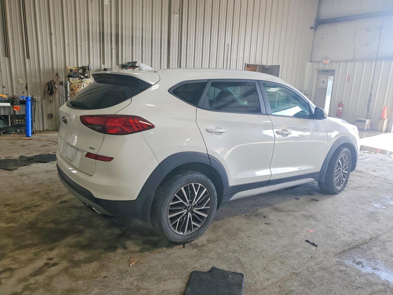 2020 Hyundai Tucson Sel White vin: KM8J3CAL3LU203379
