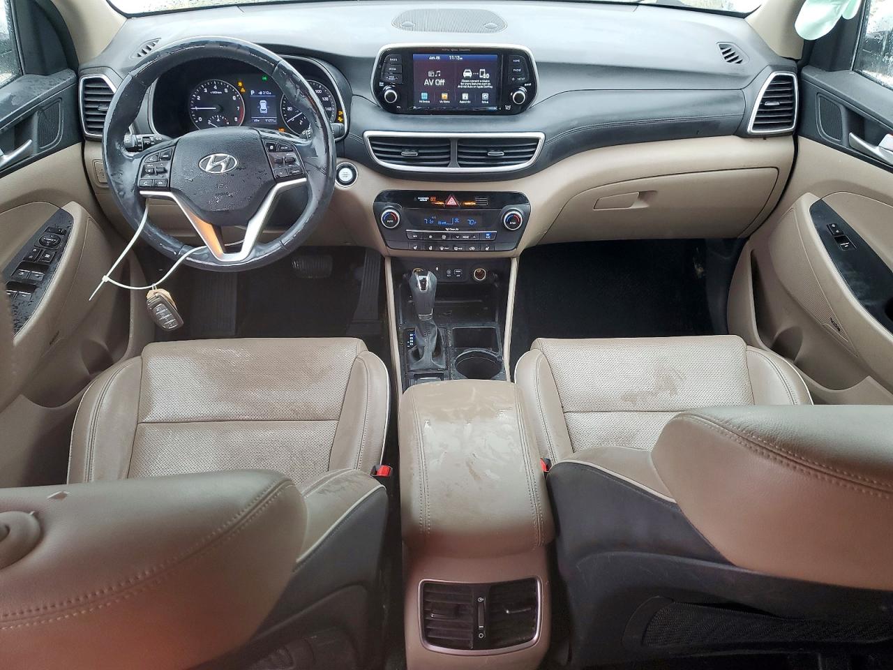 2019 Hyundai Tucson Limited White vin: KM8J3CAL4KU862702