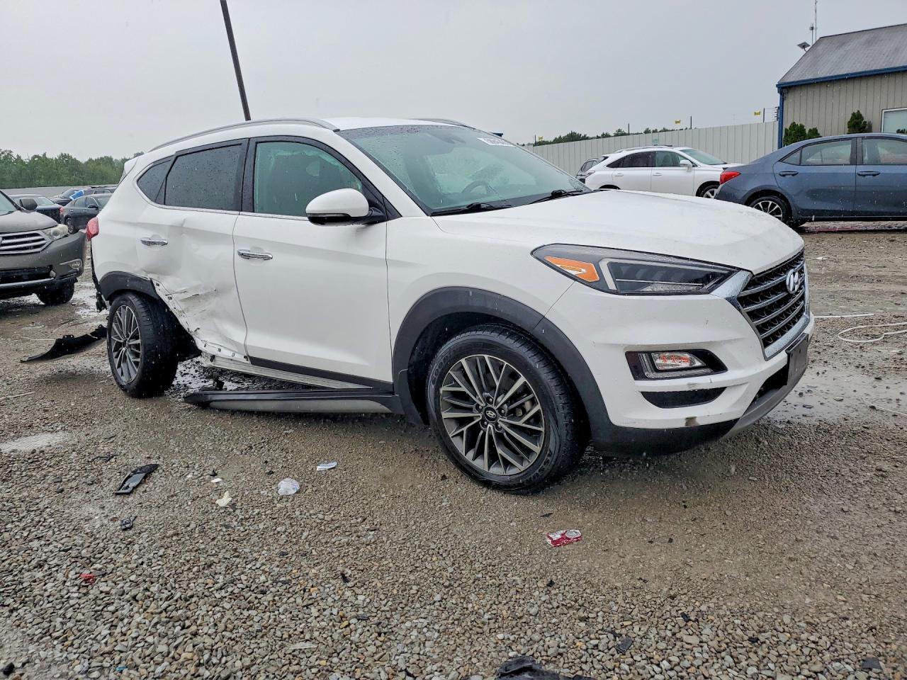 2019 Hyundai Tucson Limited White vin: KM8J3CAL4KU862702