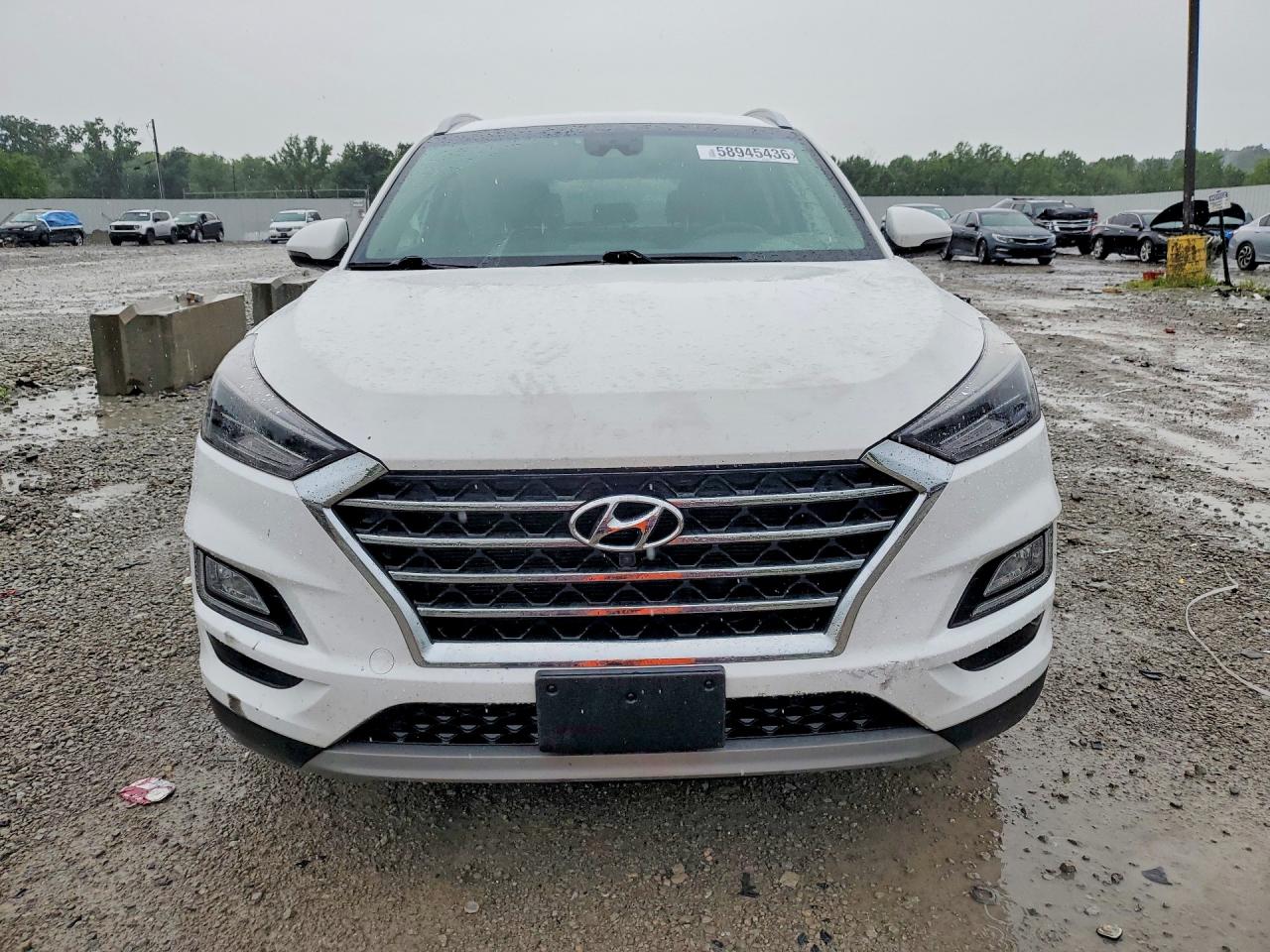 2019 Hyundai Tucson Limited White vin: KM8J3CAL4KU862702