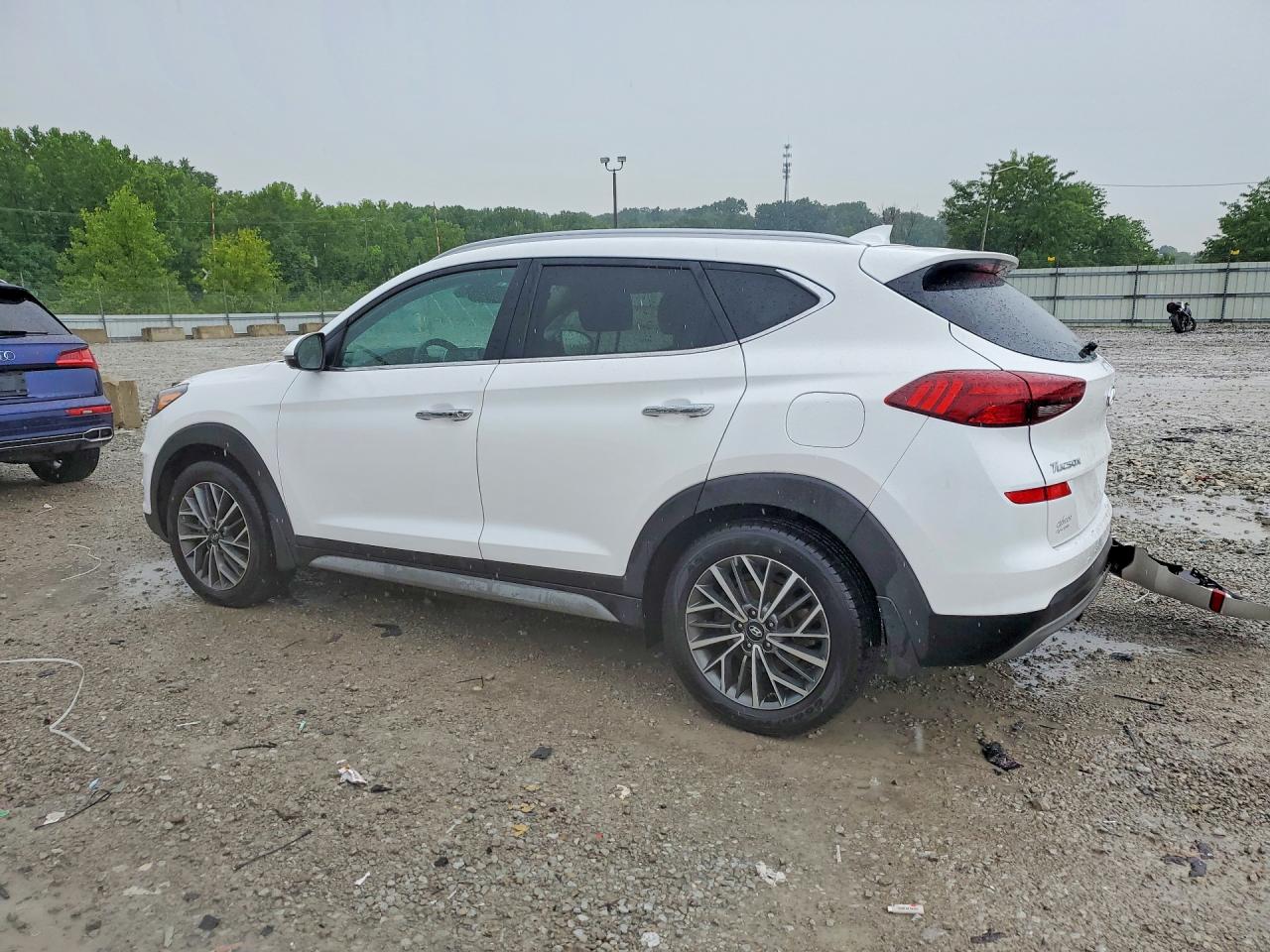 2019 Hyundai Tucson Limited White vin: KM8J3CAL4KU862702