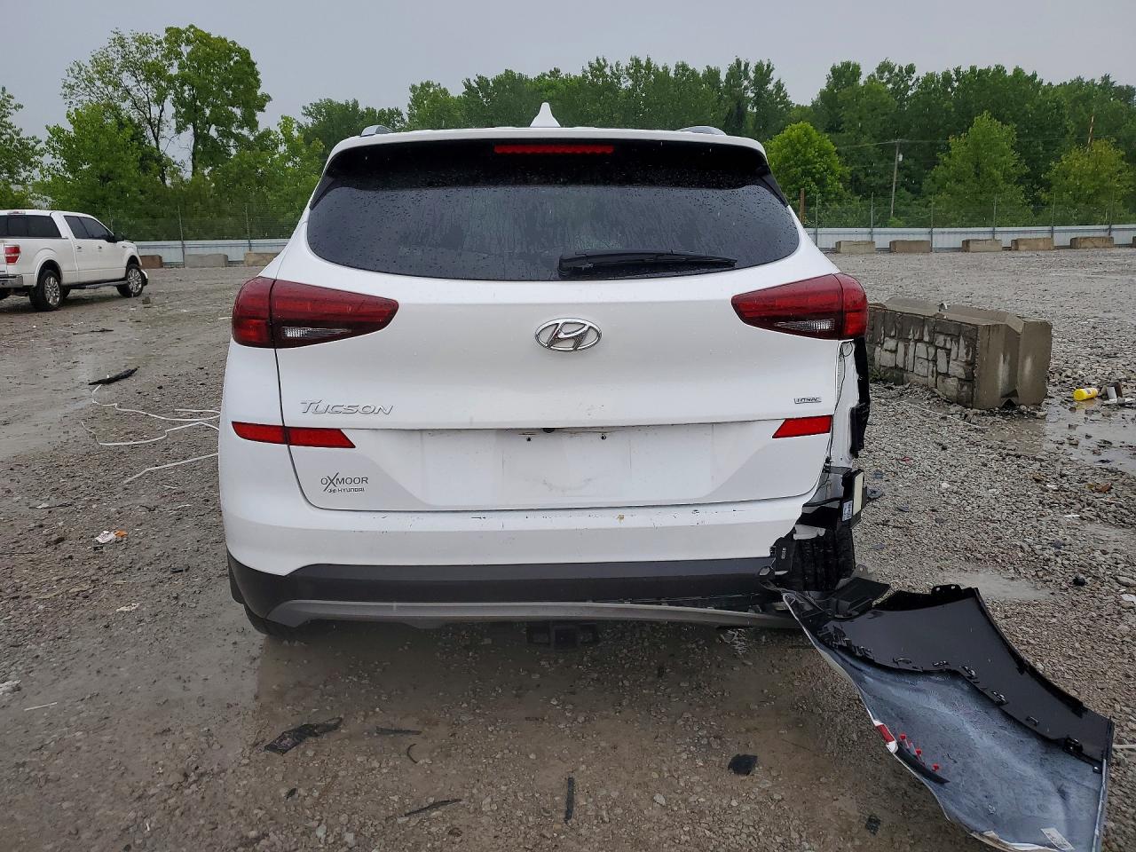 2019 Hyundai Tucson Limited White vin: KM8J3CAL4KU862702
