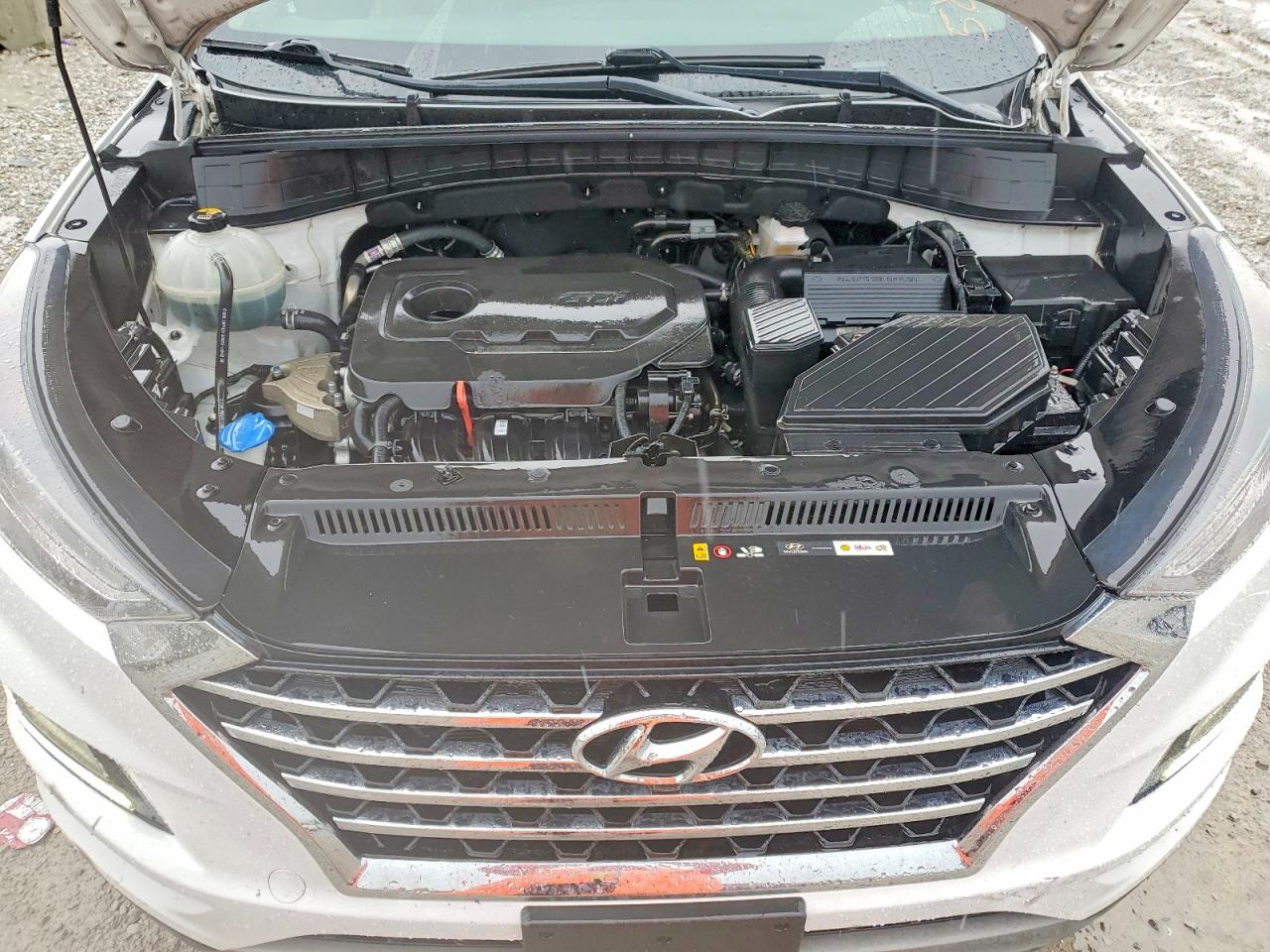 2019 Hyundai Tucson Limited White vin: KM8J3CAL4KU862702