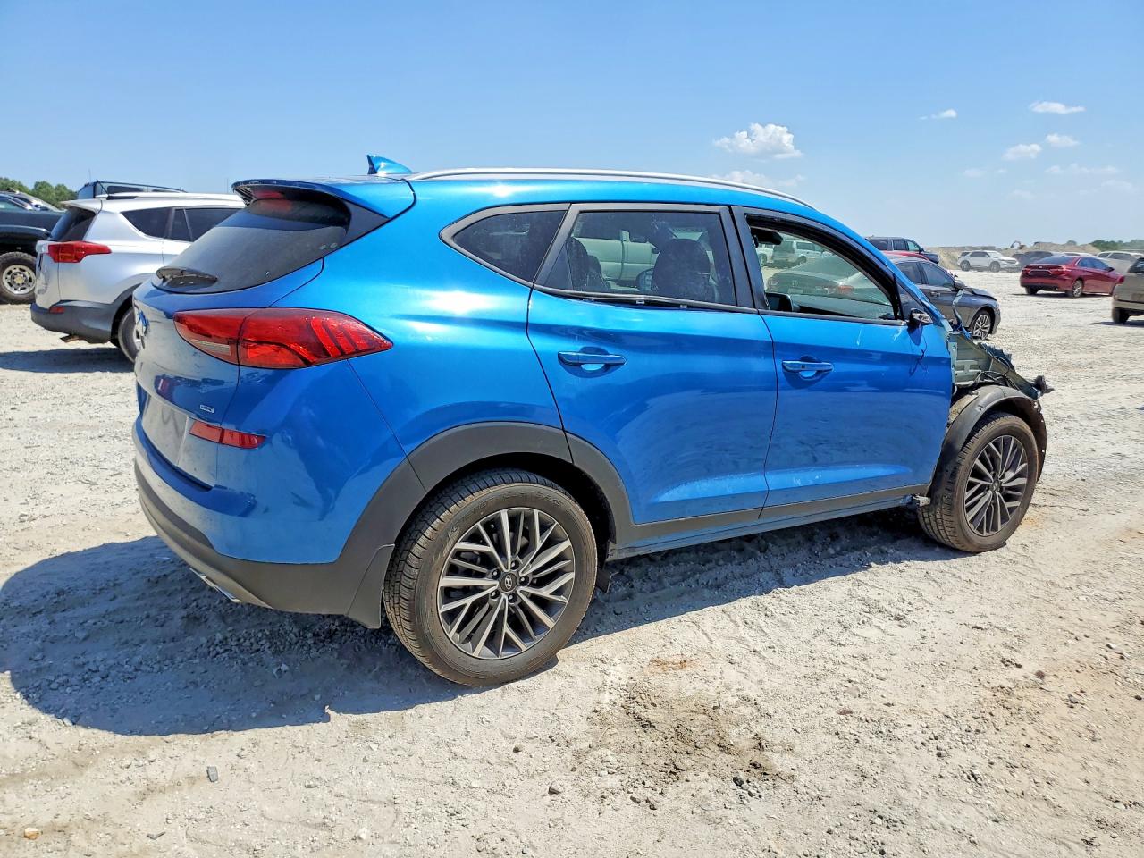2021 Hyundai Tucson Sel Blue vin: KM8J3CAL4MU291103