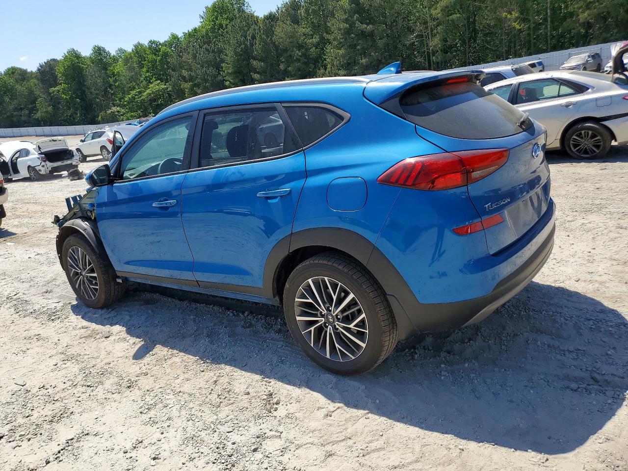 2021 Hyundai Tucson Sel Blue vin: KM8J3CAL4MU291103