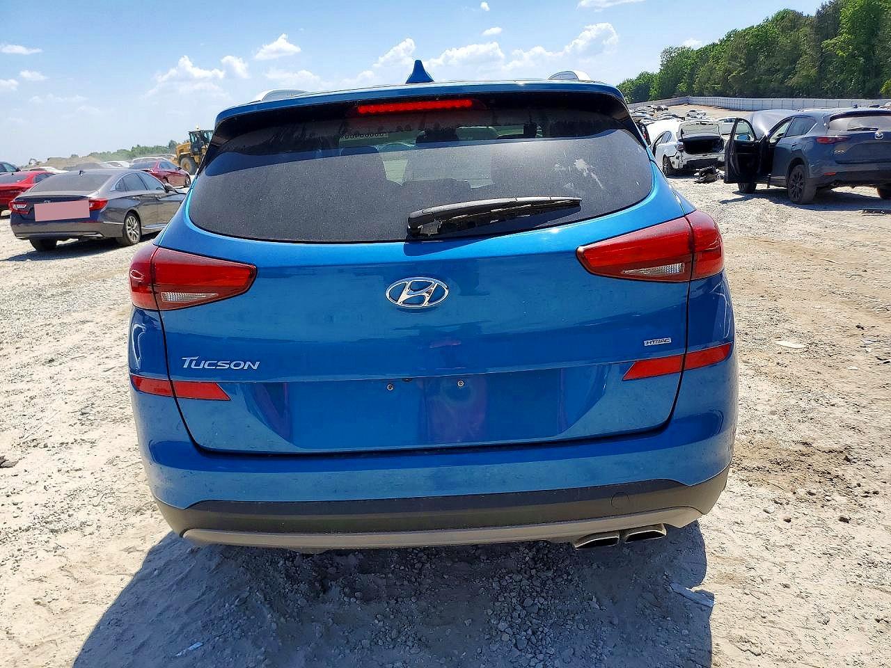2021 Hyundai Tucson Sel Blue vin: KM8J3CAL4MU291103