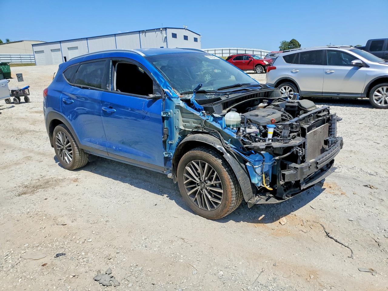 2021 Hyundai Tucson Sel Blue vin: KM8J3CAL4MU291103