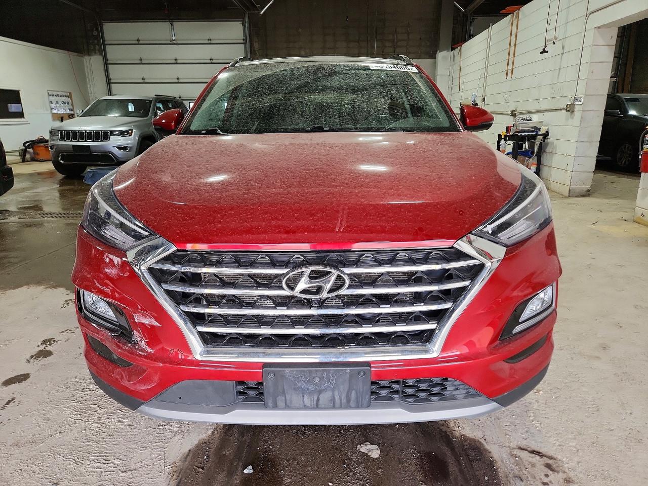 2021 Hyundai Tucson Limited Awd Red vin: KM8J3CAL4MU383196