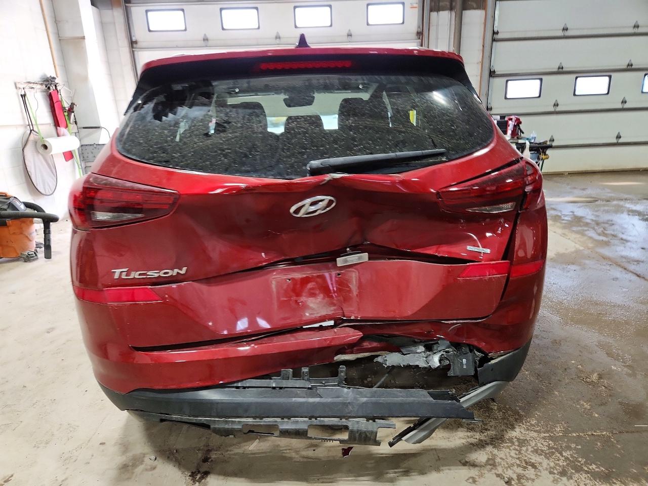 2021 Hyundai Tucson Limited Awd Red vin: KM8J3CAL4MU383196