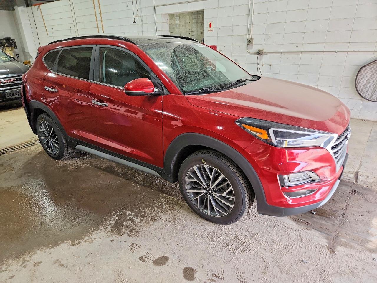 2021 Hyundai Tucson Limited Awd Red vin: KM8J3CAL4MU383196
