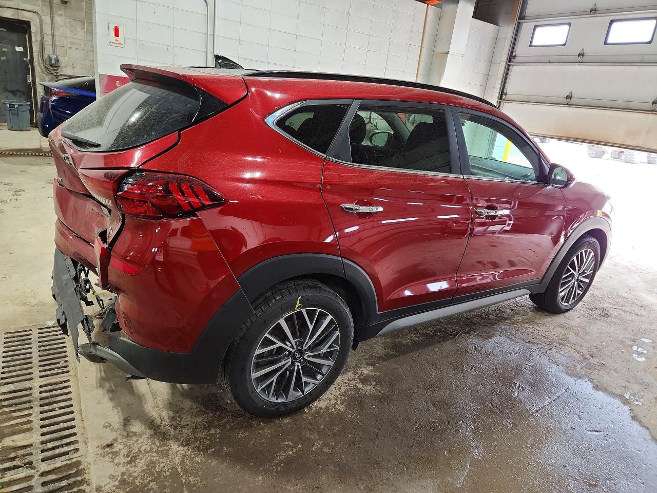 2021 Hyundai Tucson Limited Awd Red vin: KM8J3CAL4MU383196
