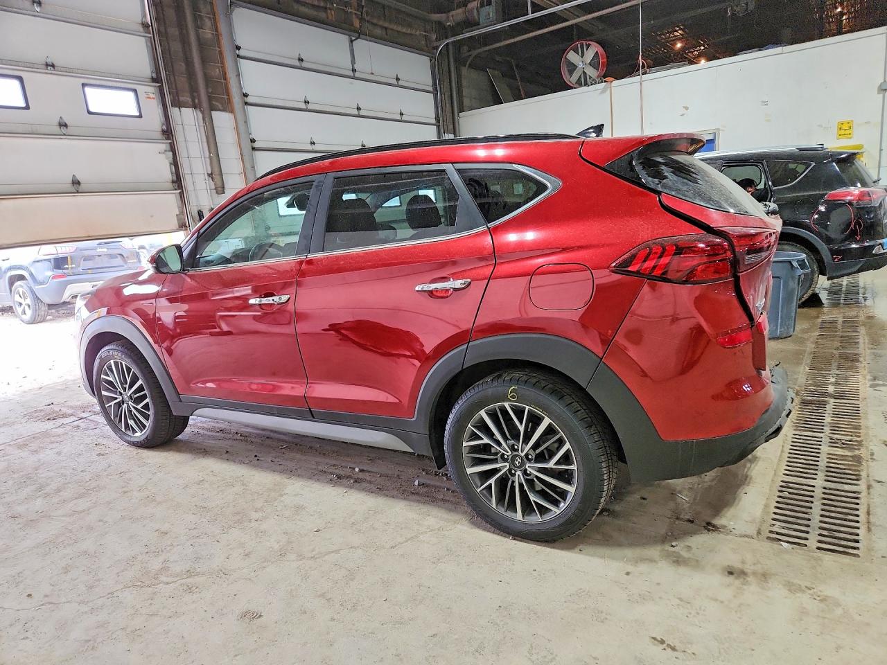 2021 Hyundai Tucson Limited Awd Red vin: KM8J3CAL4MU383196