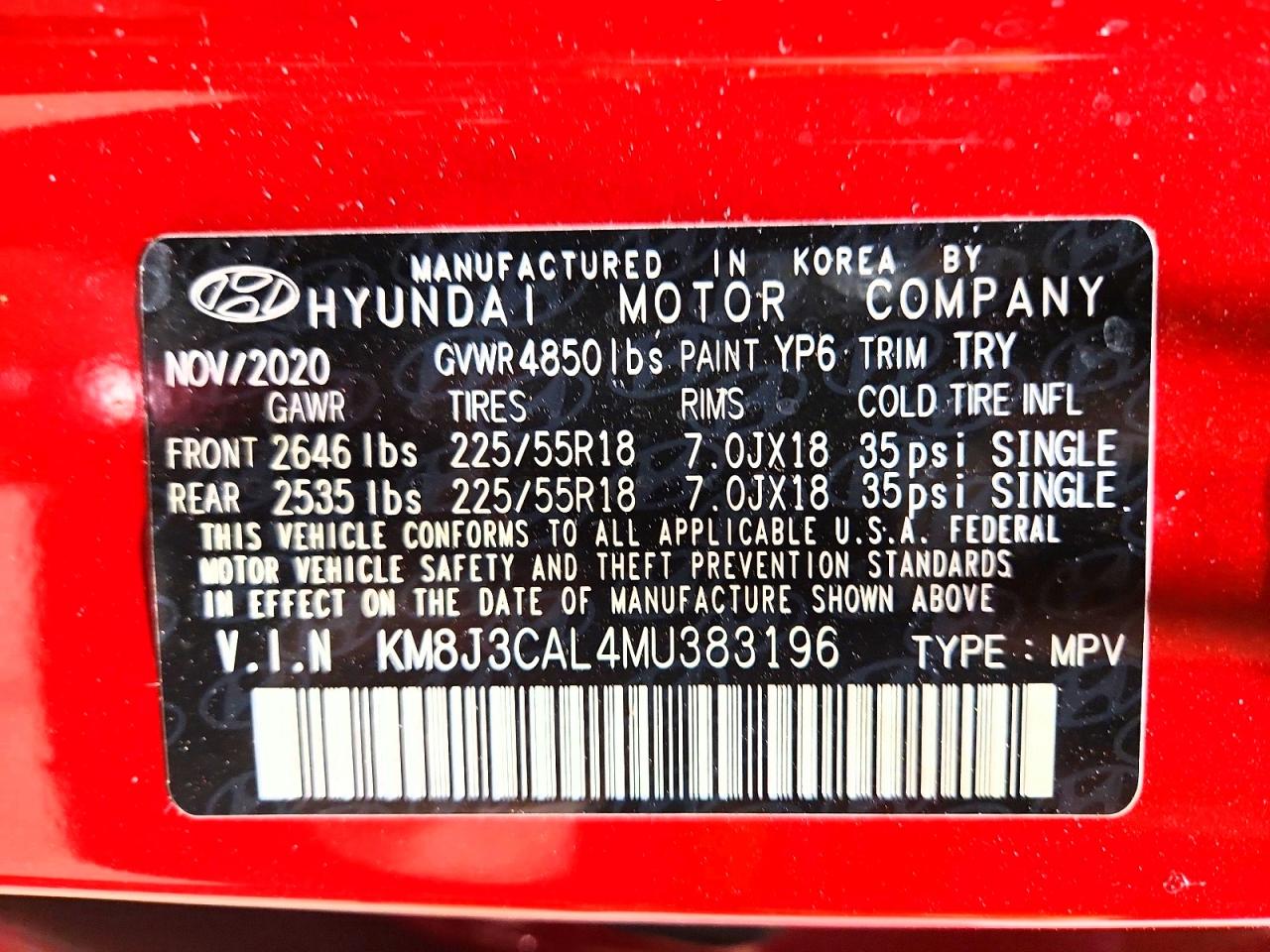 2021 Hyundai Tucson Limited Awd Red vin: KM8J3CAL4MU383196