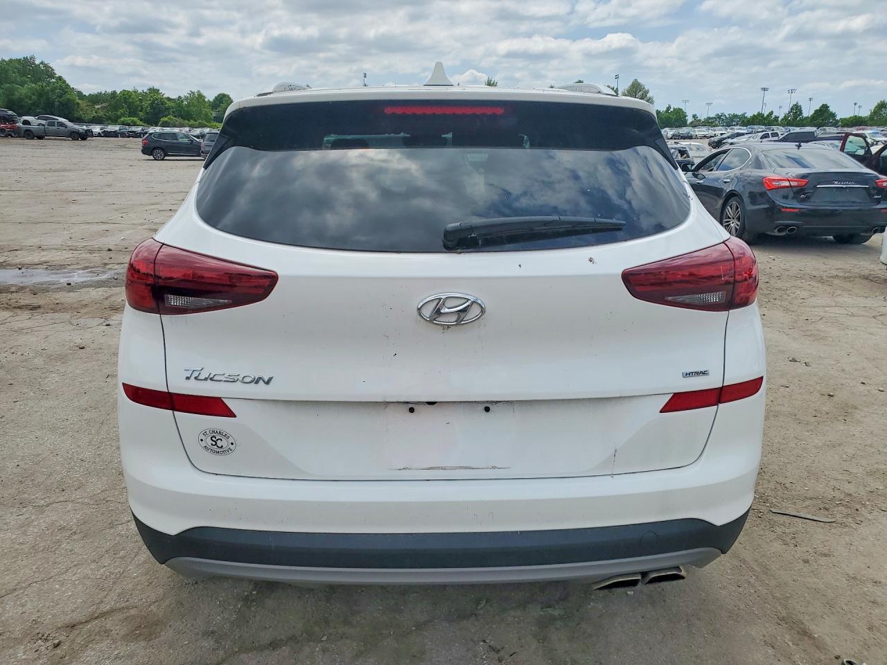 2020 Hyundai Tucson Sport White vin: KM8J3CAL5LU183569