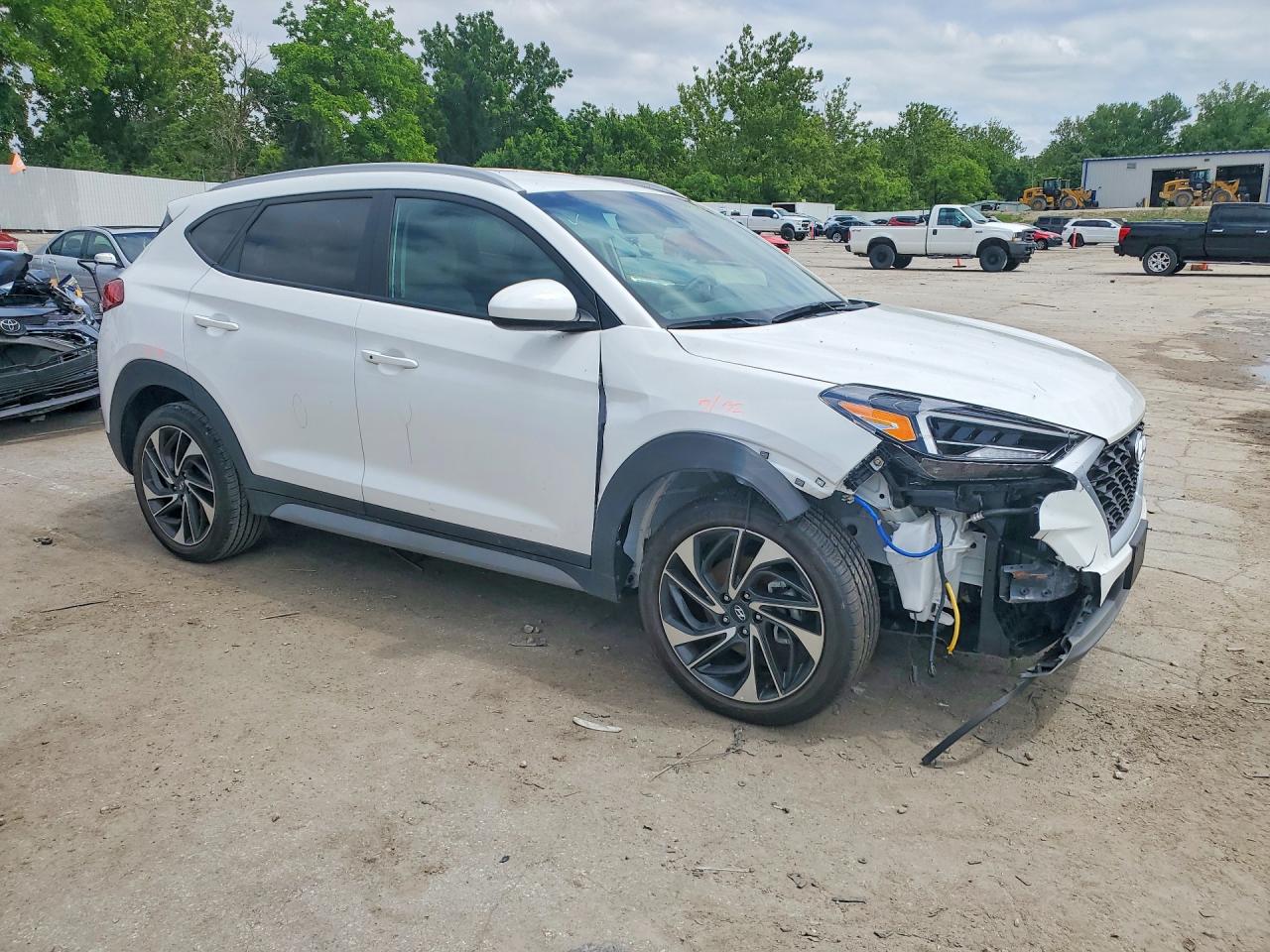 2020 Hyundai Tucson Sport White vin: KM8J3CAL5LU183569
