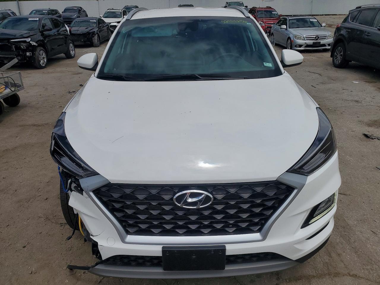 2020 Hyundai Tucson Sport White vin: KM8J3CAL5LU183569