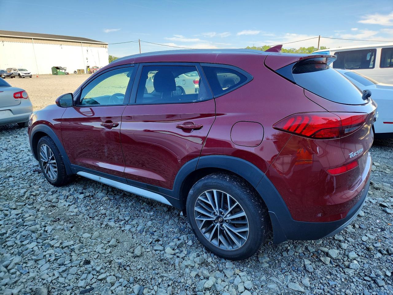 2019 Hyundai Tucson Sel Burgundy vin: KM8J3CAL6KU993758