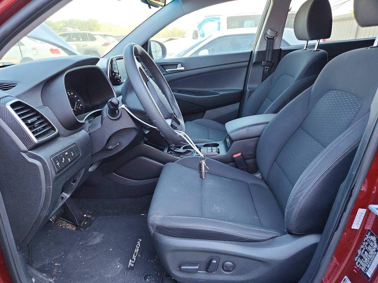 2019 Hyundai Tucson Sel Burgundy vin: KM8J3CAL6KU993758
