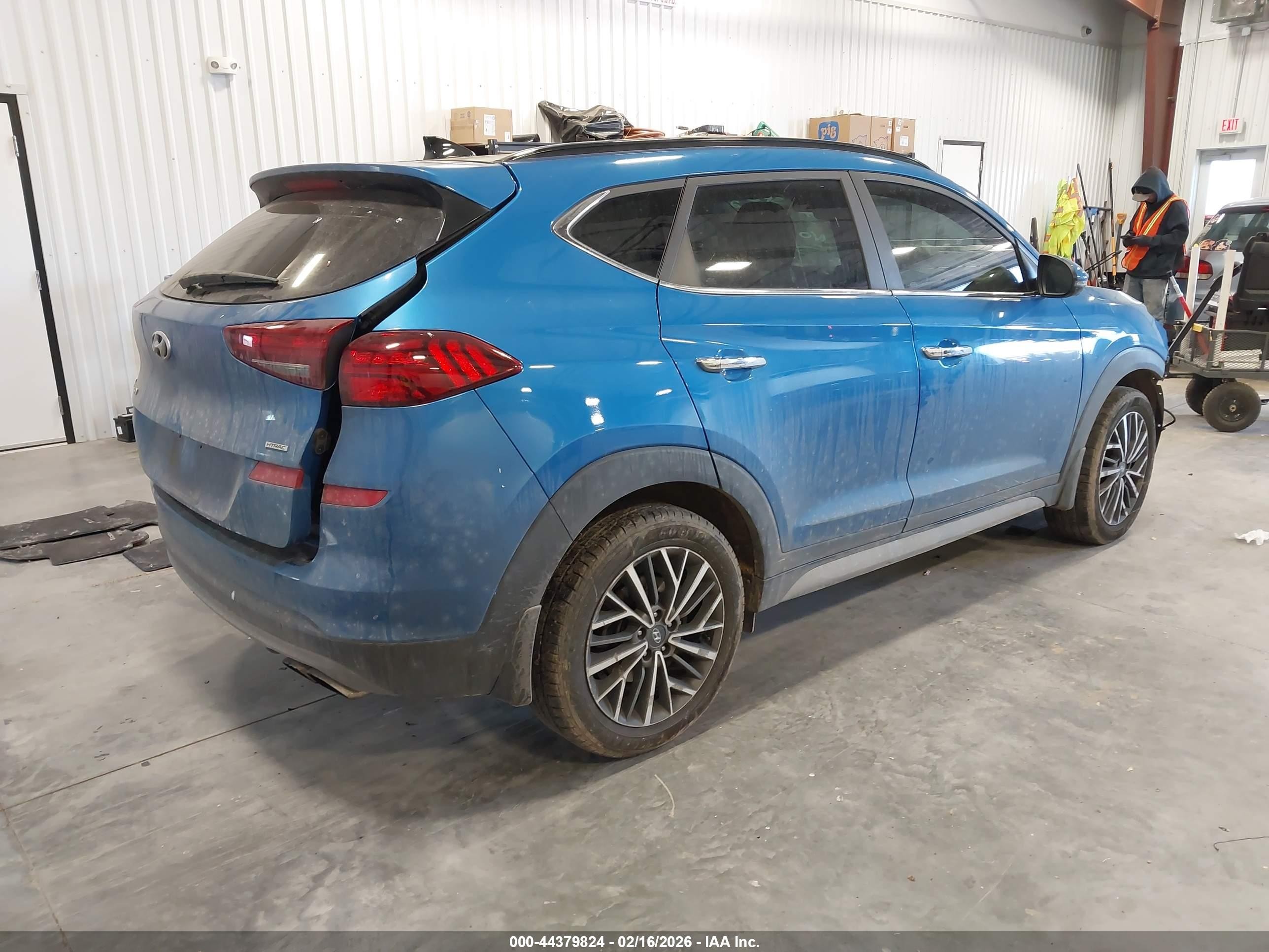 2020 Hyundai Tucson Ultimate Синий vin: KM8J3CAL6LU243665