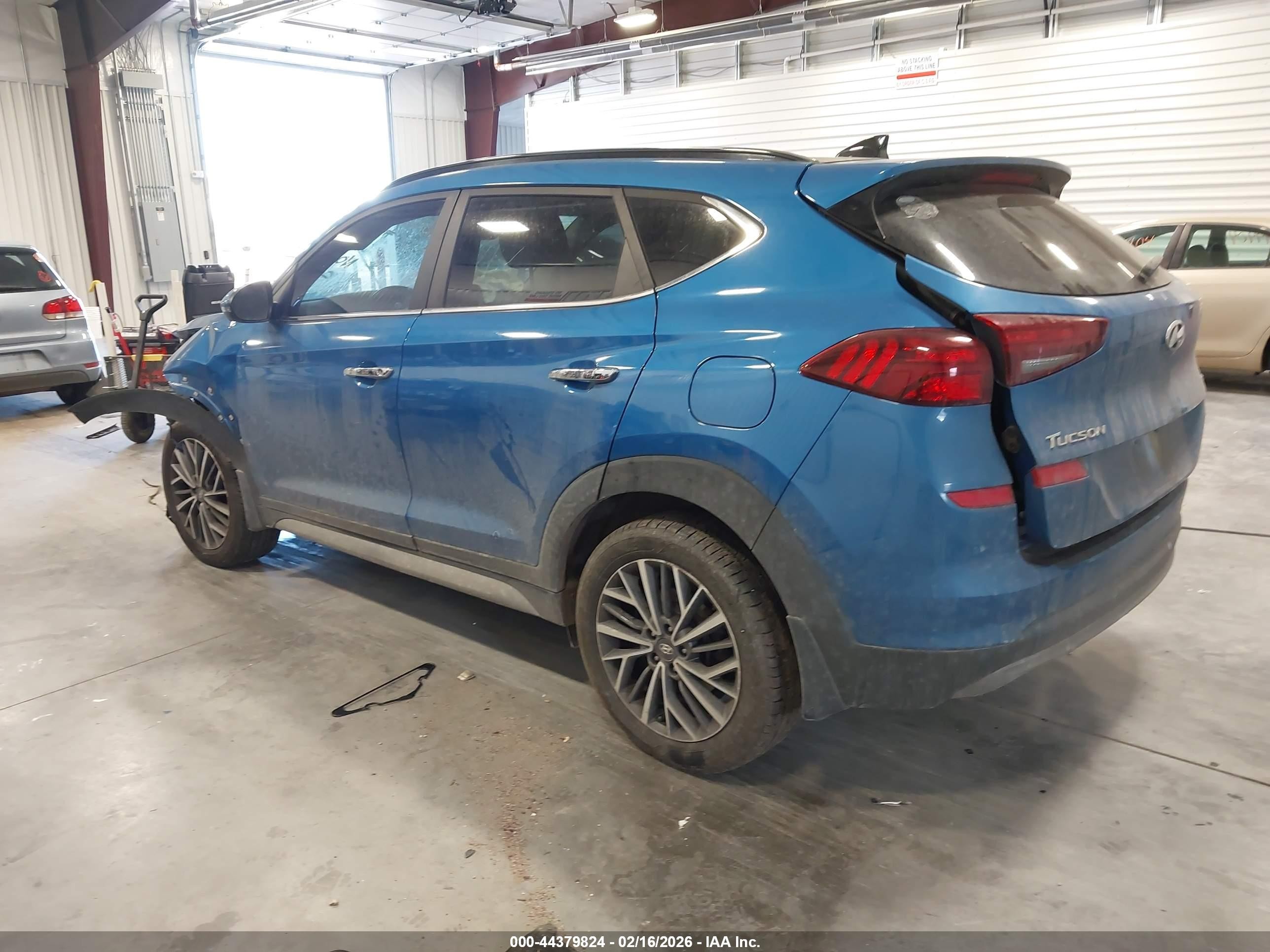 2020 Hyundai Tucson Ultimate Синий vin: KM8J3CAL6LU243665