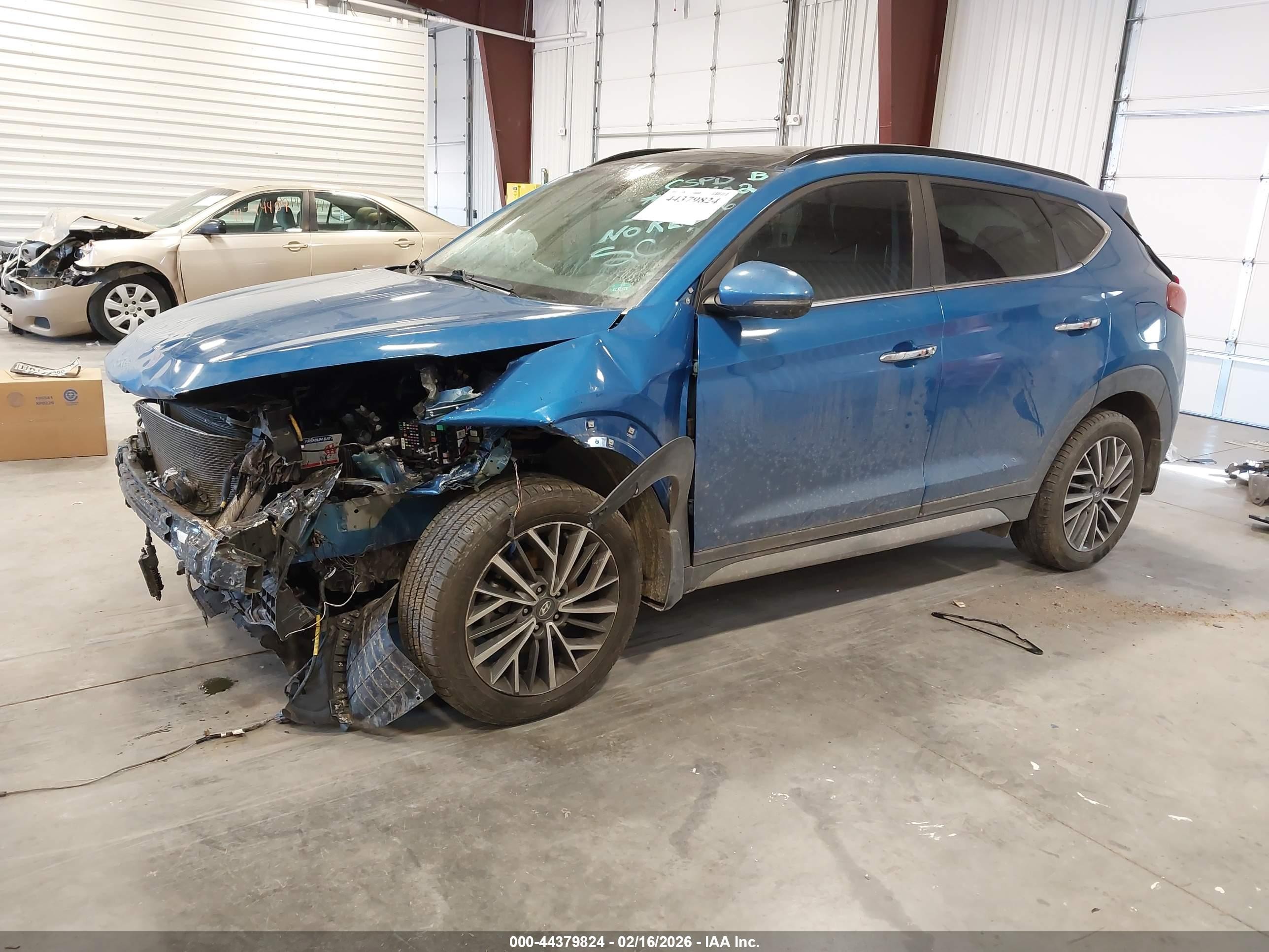 2020 Hyundai Tucson Ultimate Синий vin: KM8J3CAL6LU243665